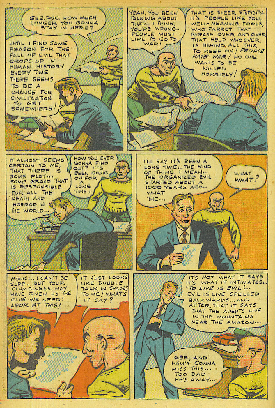 Read online Shadow Comics comic -  Issue #58 - 17
