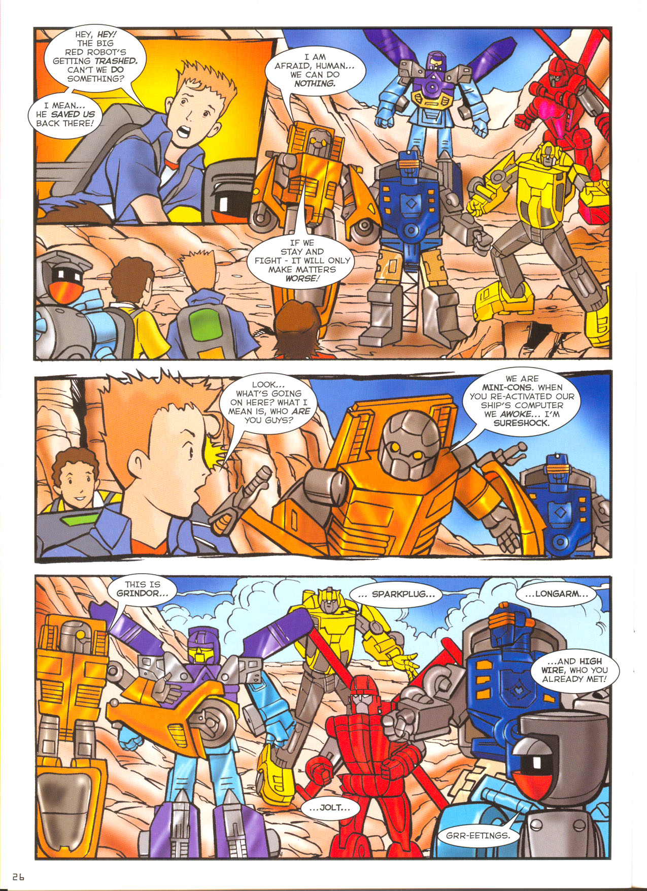 Read online Transformers: Armada (2003) comic -  Issue #1 - 19
