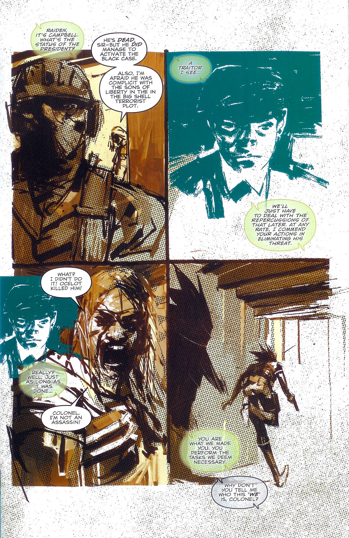 Read online Metal Gear Solid: Sons of Liberty comic -  Issue #8 - 8