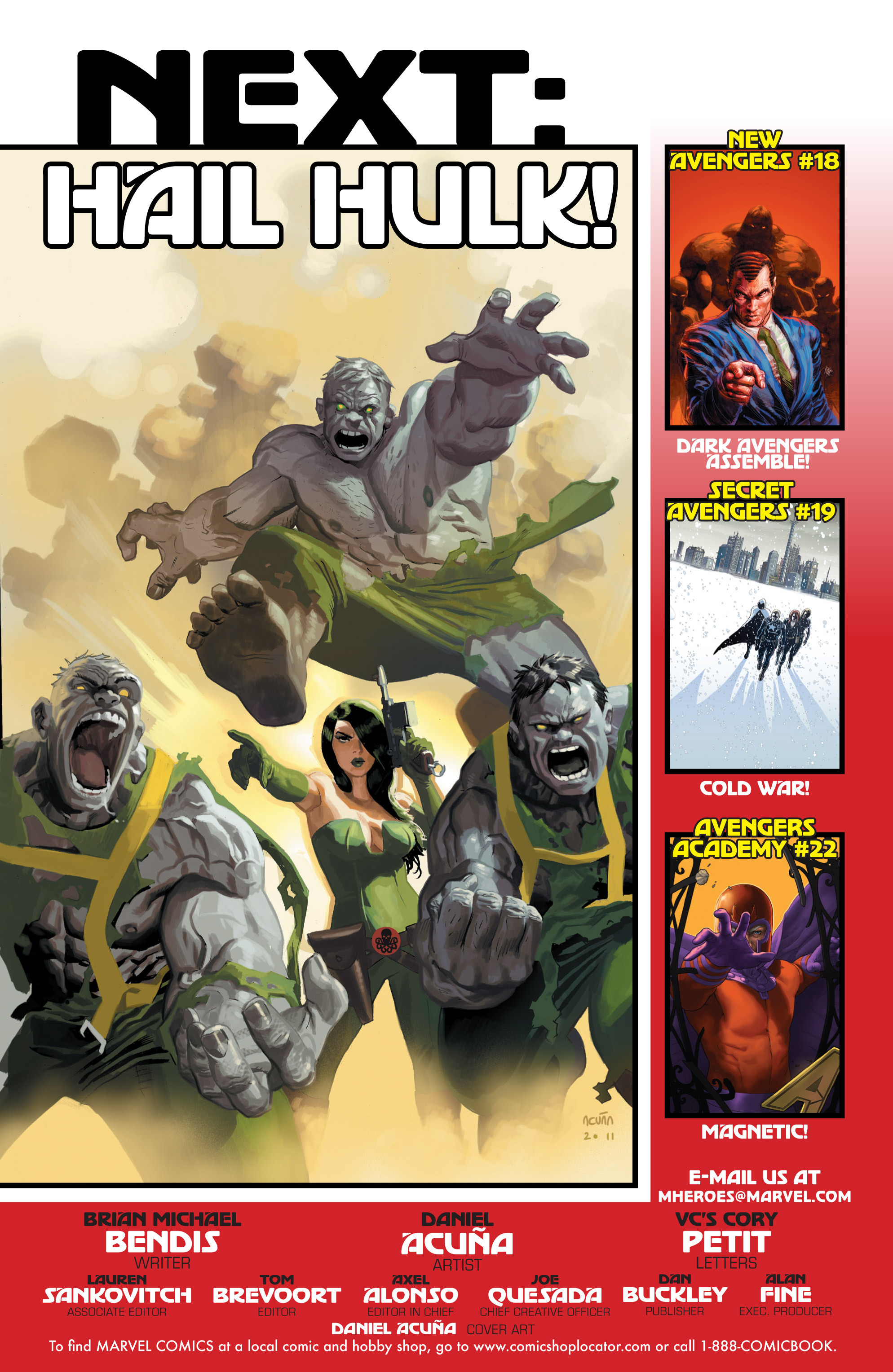 Read online Avengers (2010) comic -  Issue #19 - 21