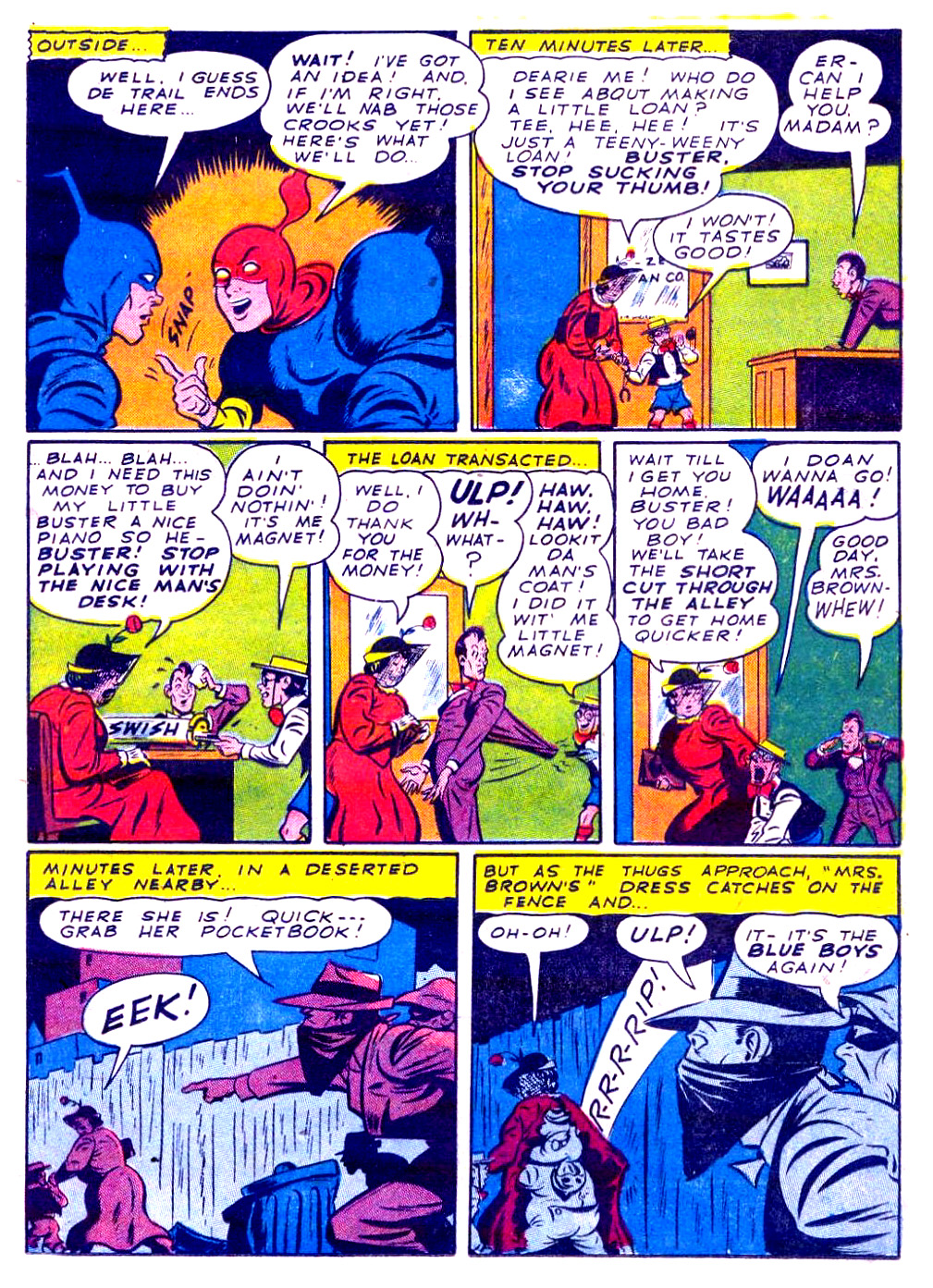 Read online Sensation (Mystery) Comics comic -  Issue #29 - 29
