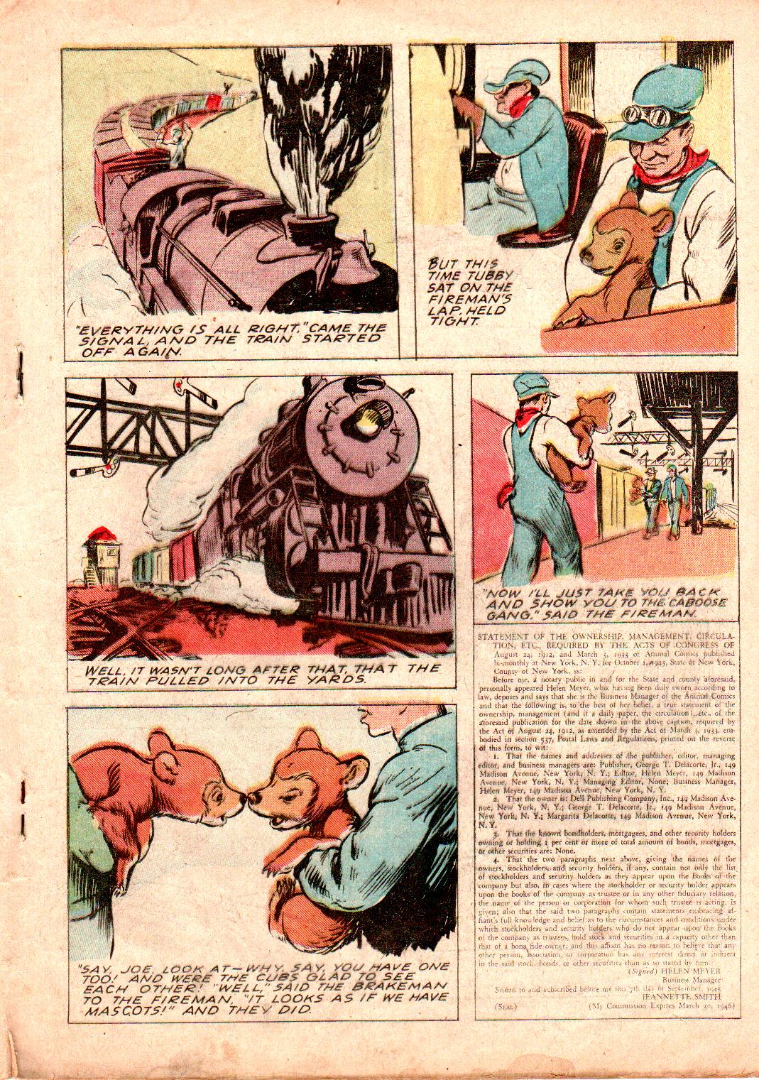 Read online Animal Comics comic -  Issue #19 - 25