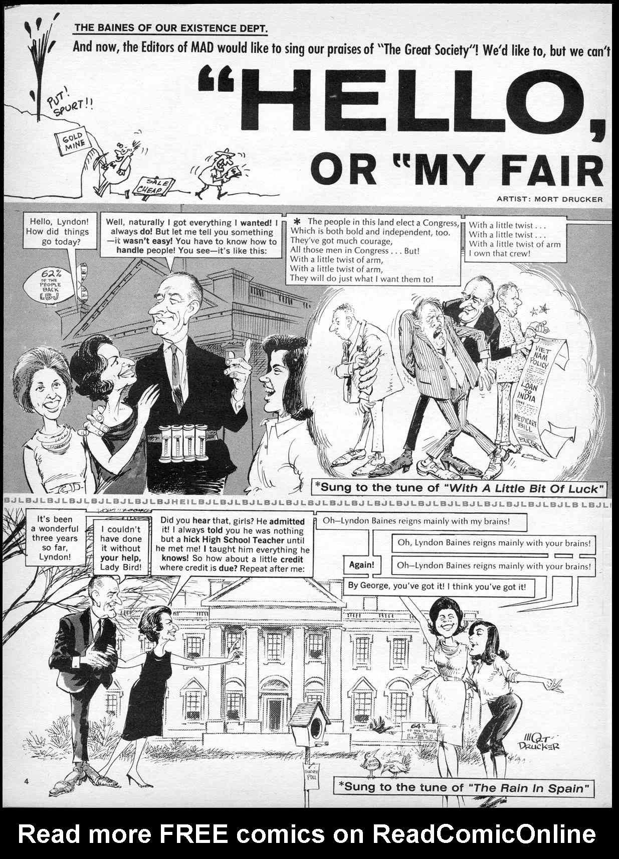 Read online MAD comic -  Issue #107 - 6