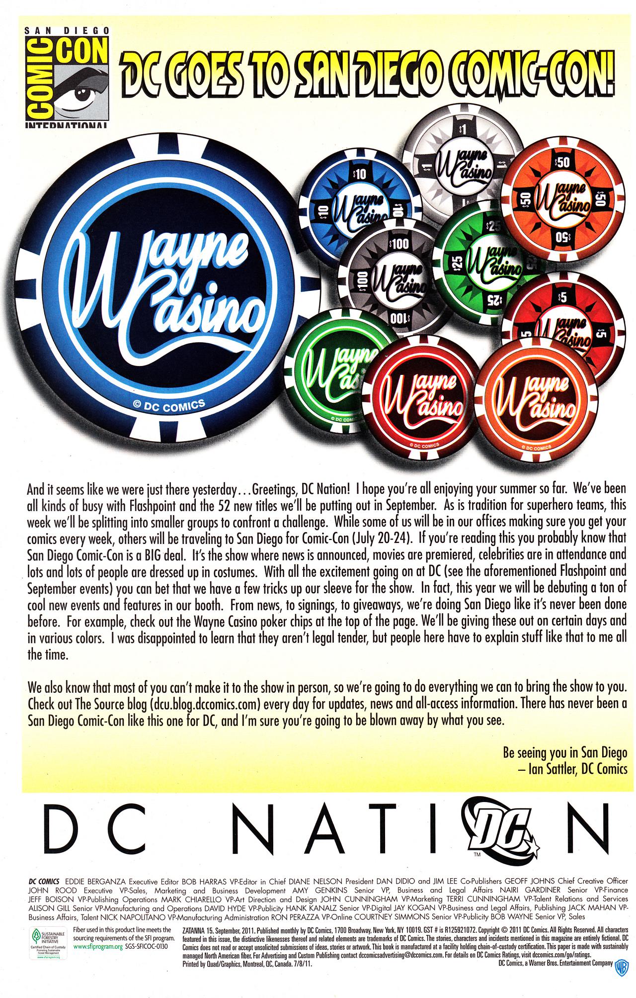 Read online Zatanna (2010) comic -  Issue #15 - 24