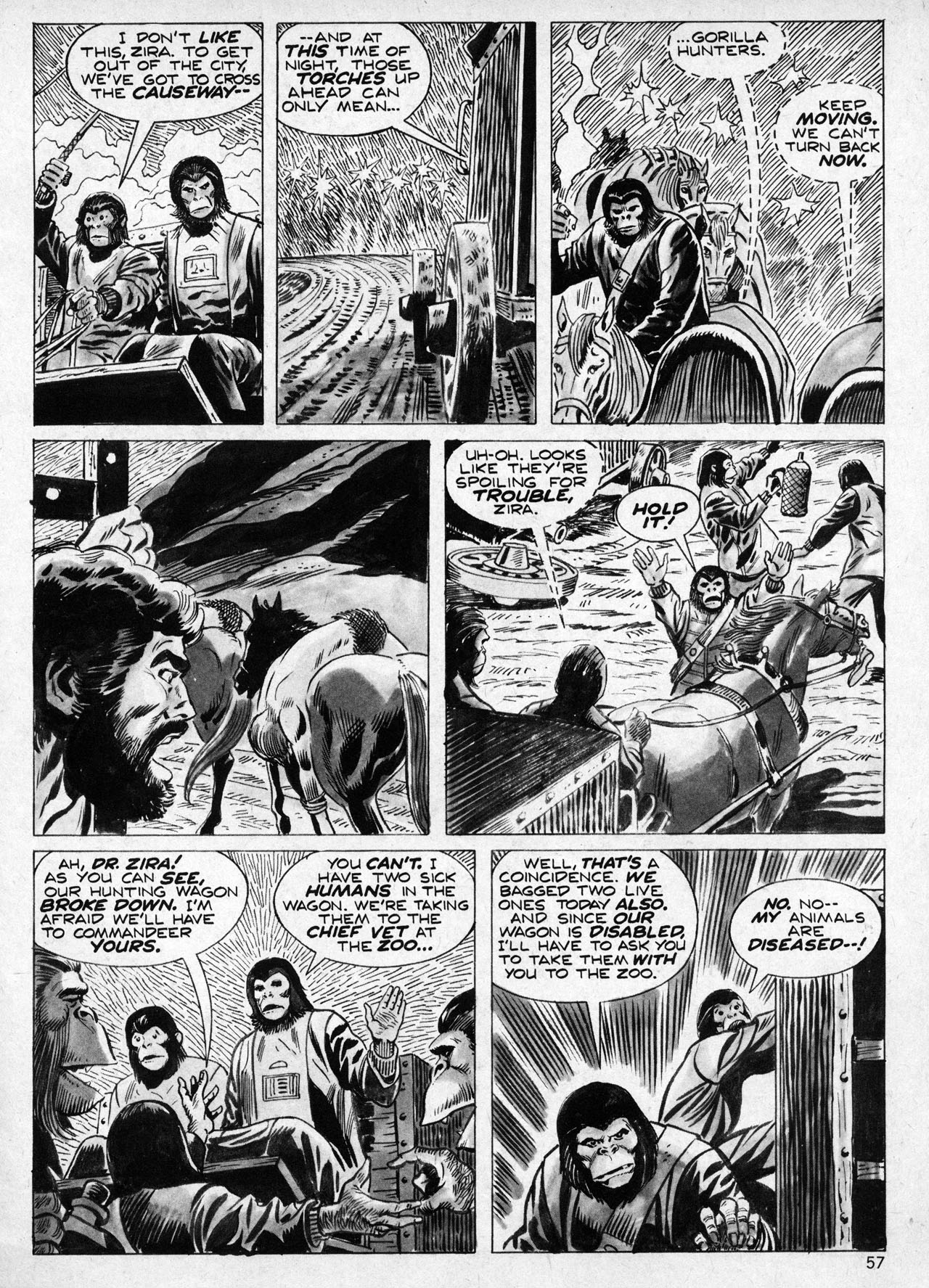Read online Planet of the Apes comic -  Issue #5 - 53