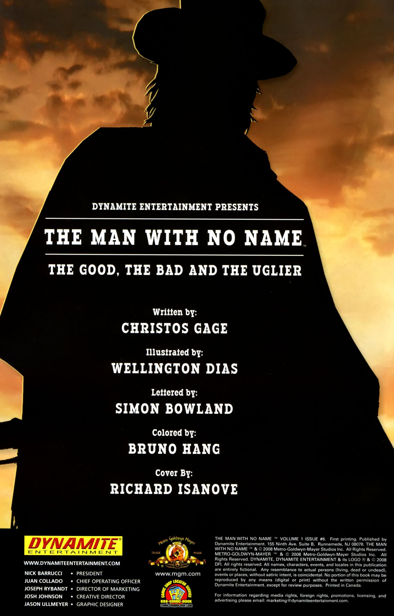 Read online The Man with No Name comic -  Issue #6 - 2