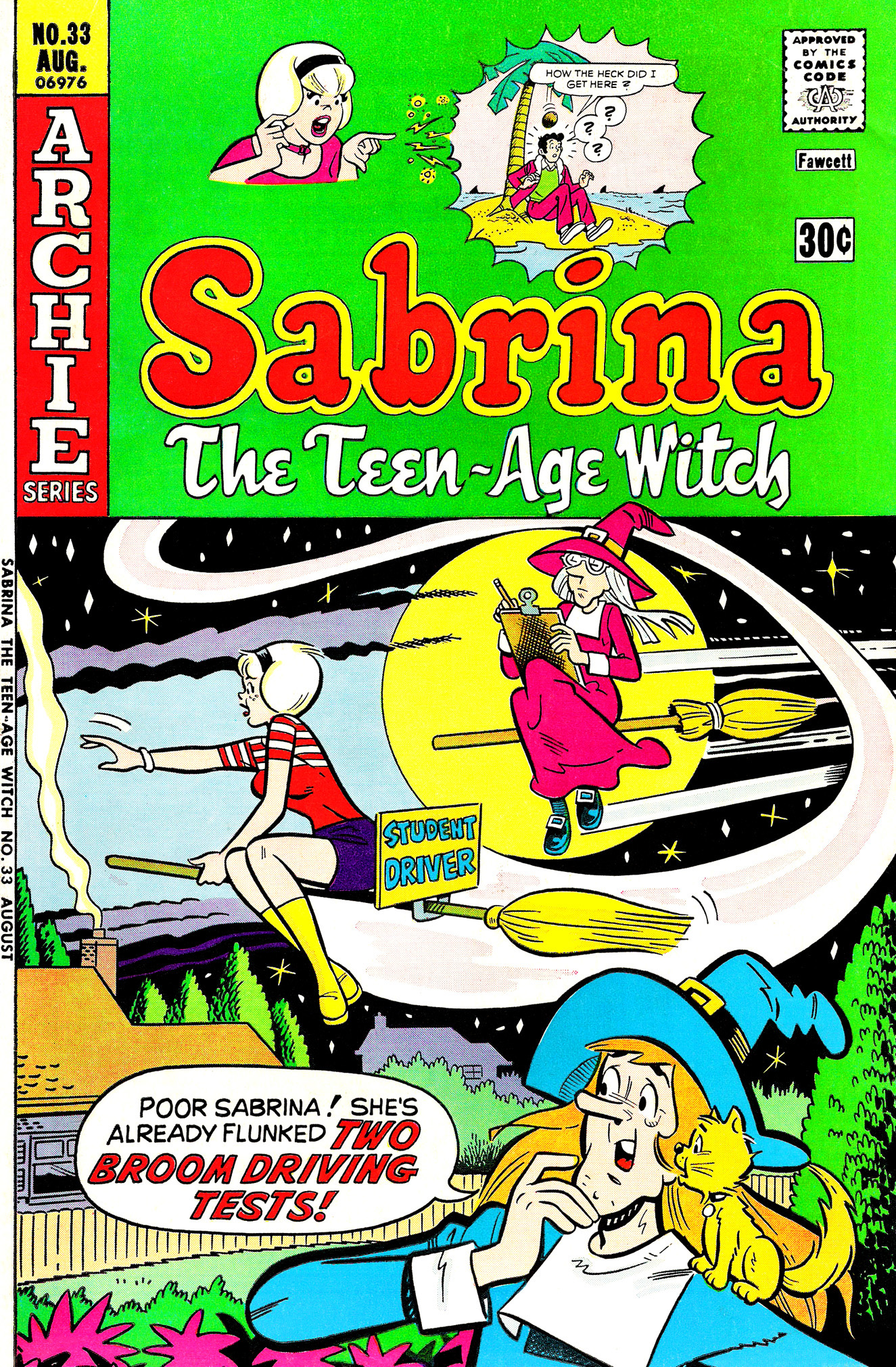 Read online Sabrina The Teenage Witch (1971) comic -  Issue #33 - 1