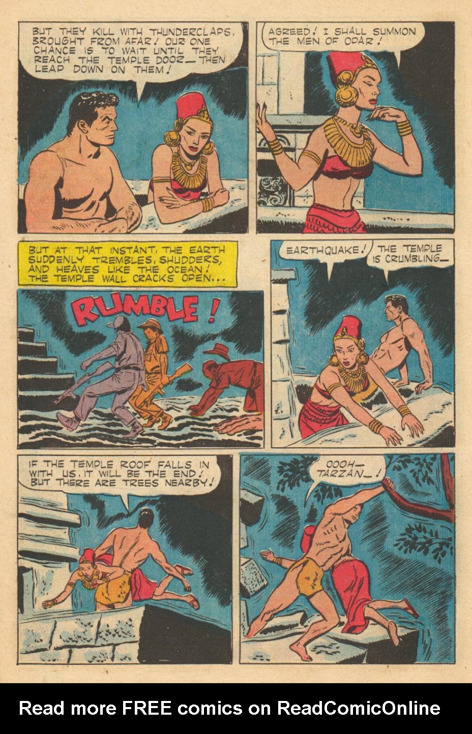 Read online Tarzan (1948) comic -  Issue #82 - 10