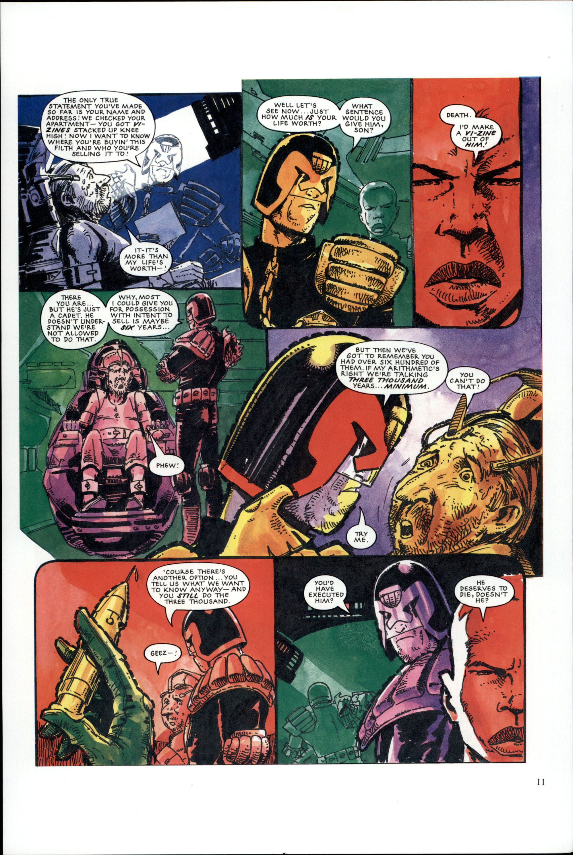 Read online Dredd Rules! comic -  Issue #17 - 13