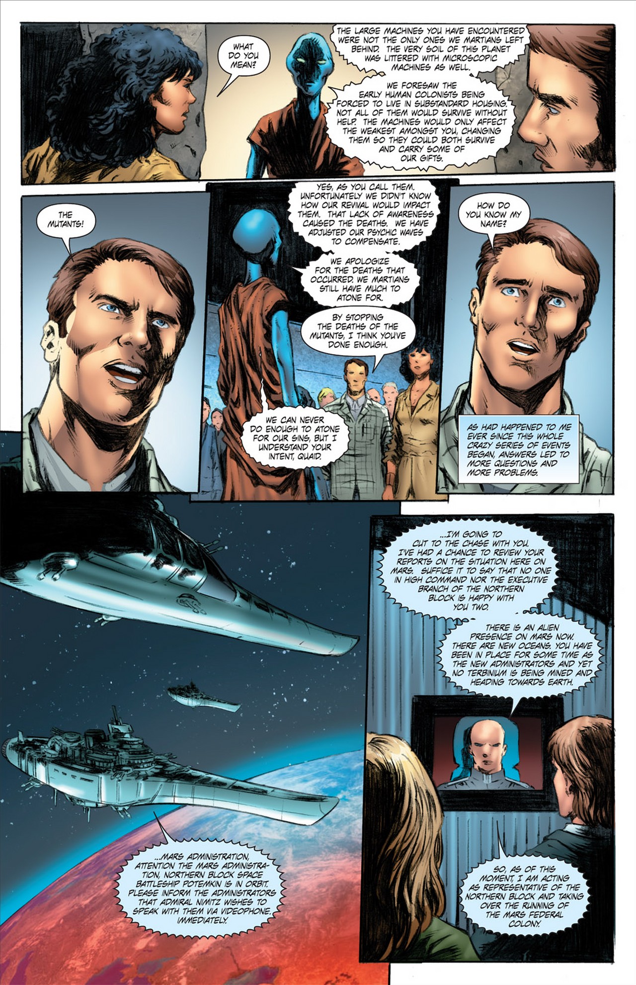 Read online Total Recall comic -  Issue #4 - 8