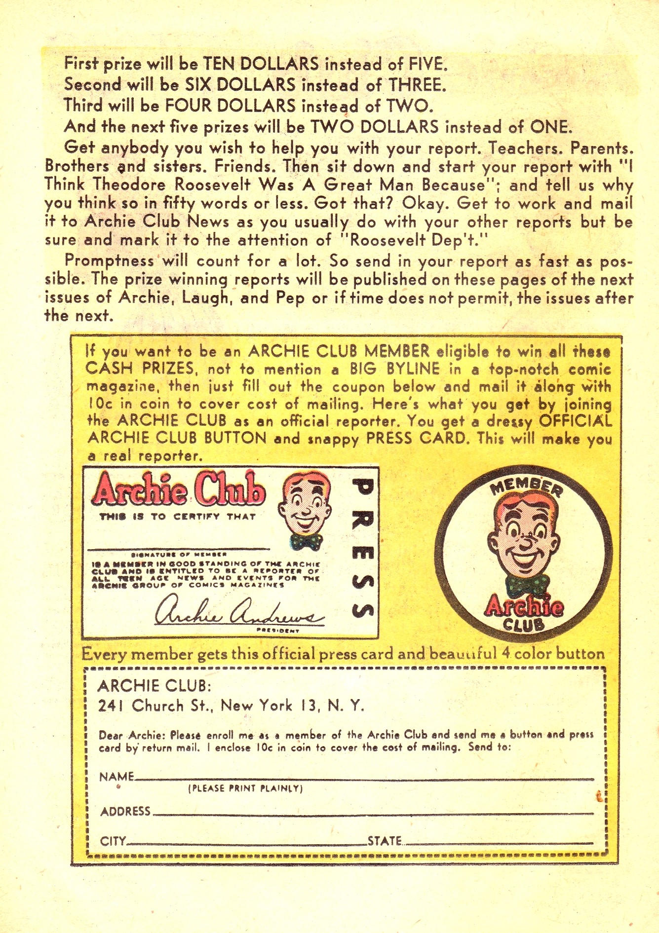 Read online Pep Comics comic -  Issue #123 - 22