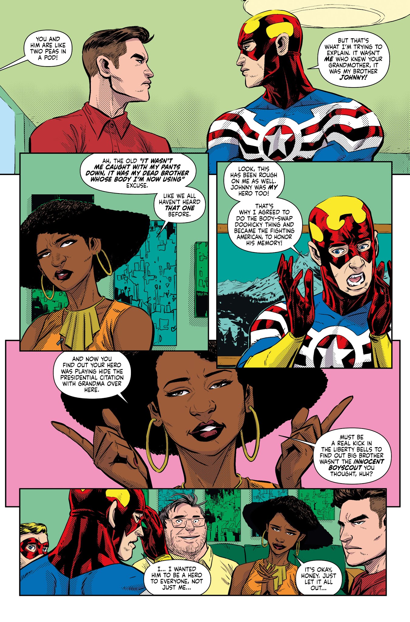 Read online Fighting American: The Ties That Bind comic -  Issue #4 - 8