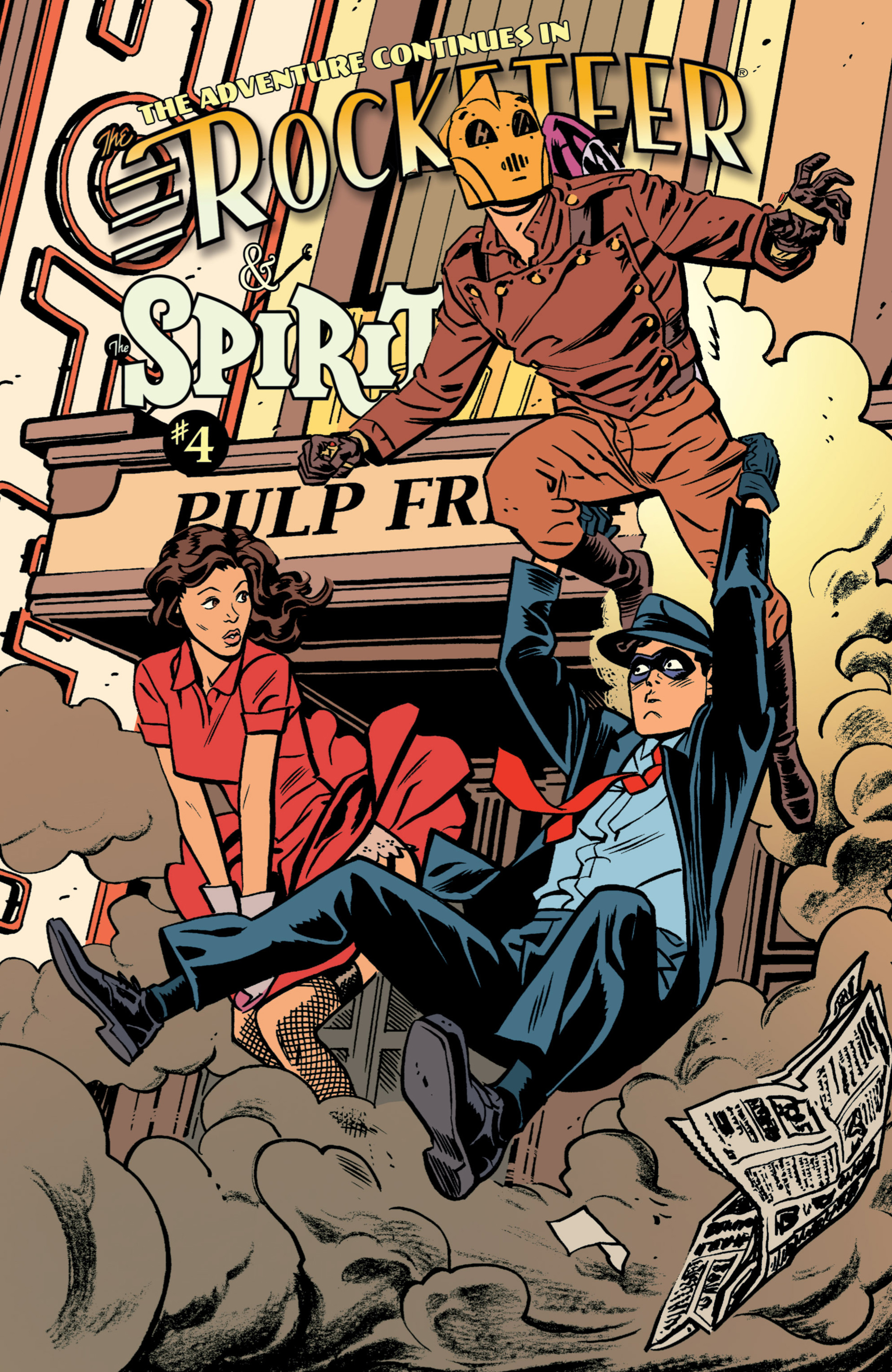 Read online The Rocketeer/The Spirit: Pulp Friction comic -  Issue #3 - 23