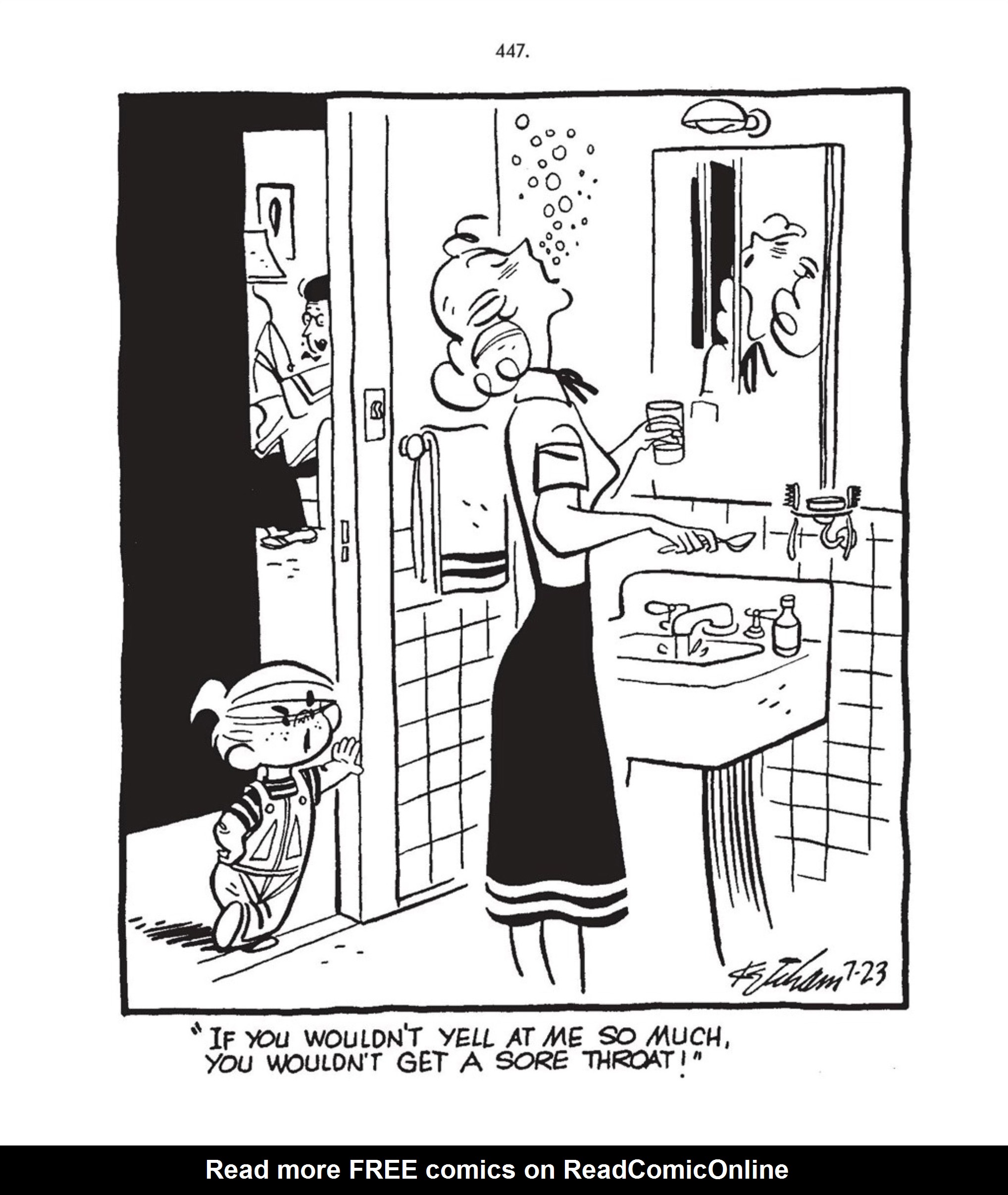 Read online Hank Ketcham's Complete Dennis the Menace comic -  Issue # TPB 1 (Part 5) - 73