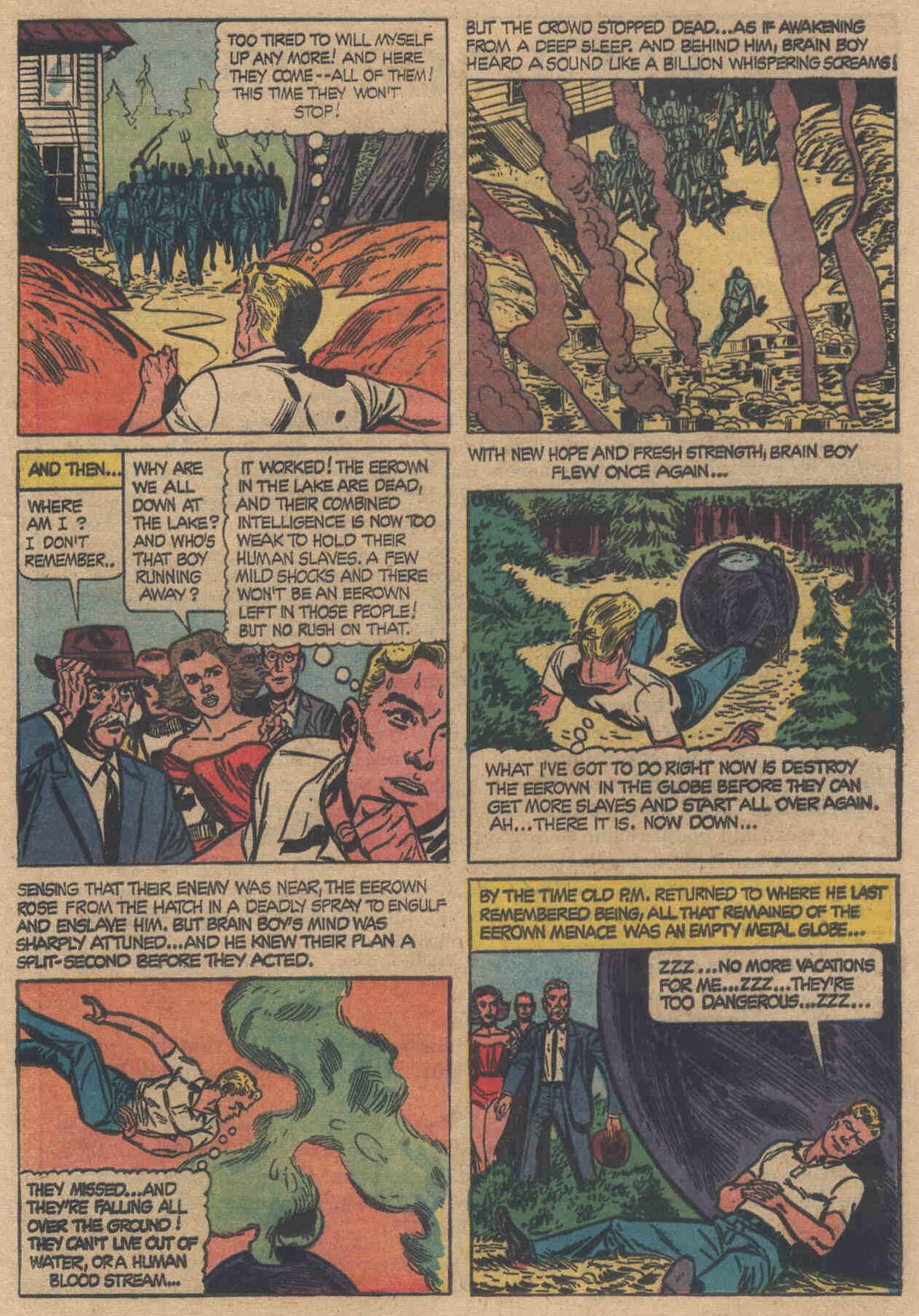 Read online Brain Boy (1962) comic -  Issue #6 - 29