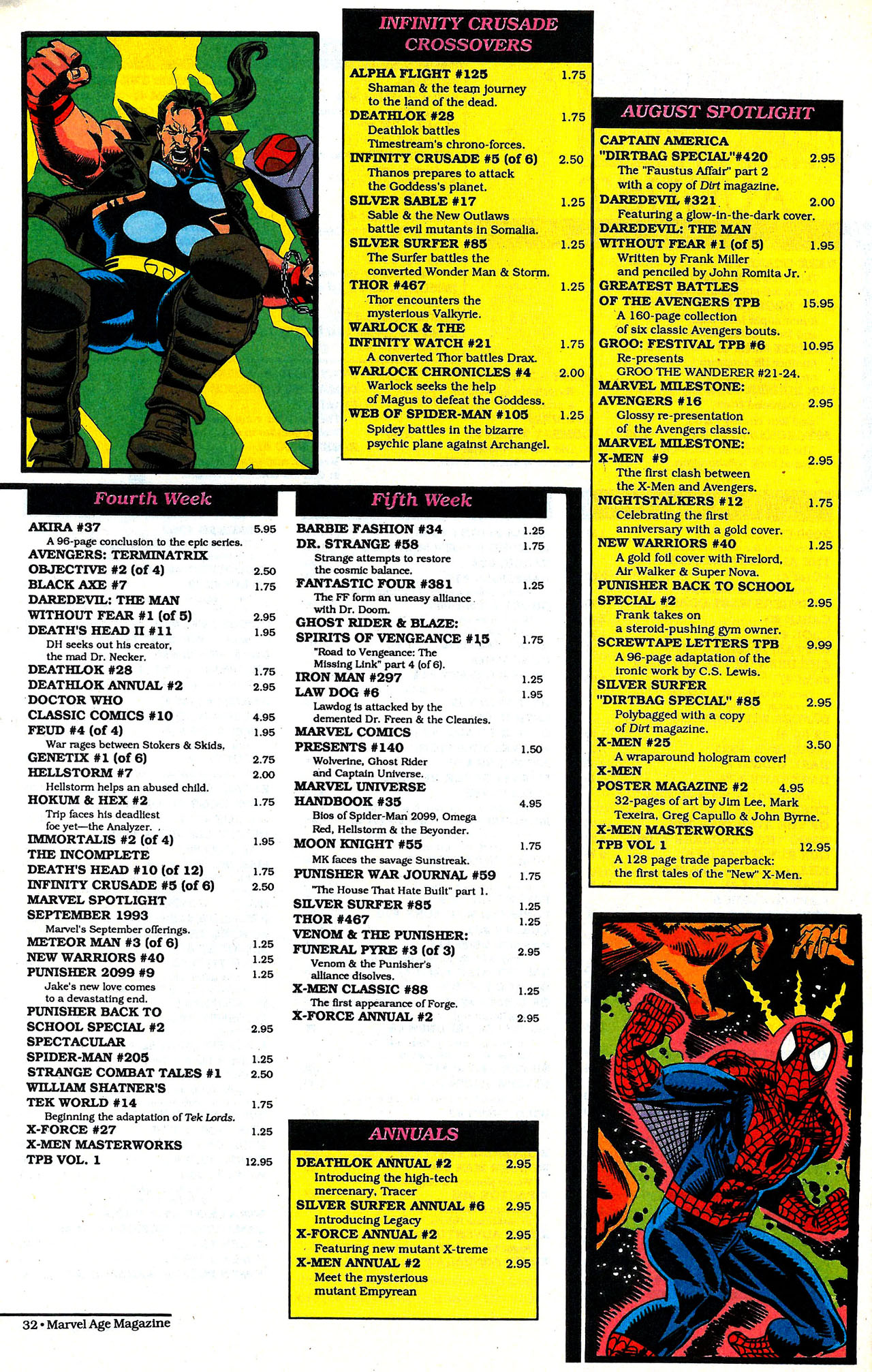 Read online Marvel Age comic -  Issue #128 - 30