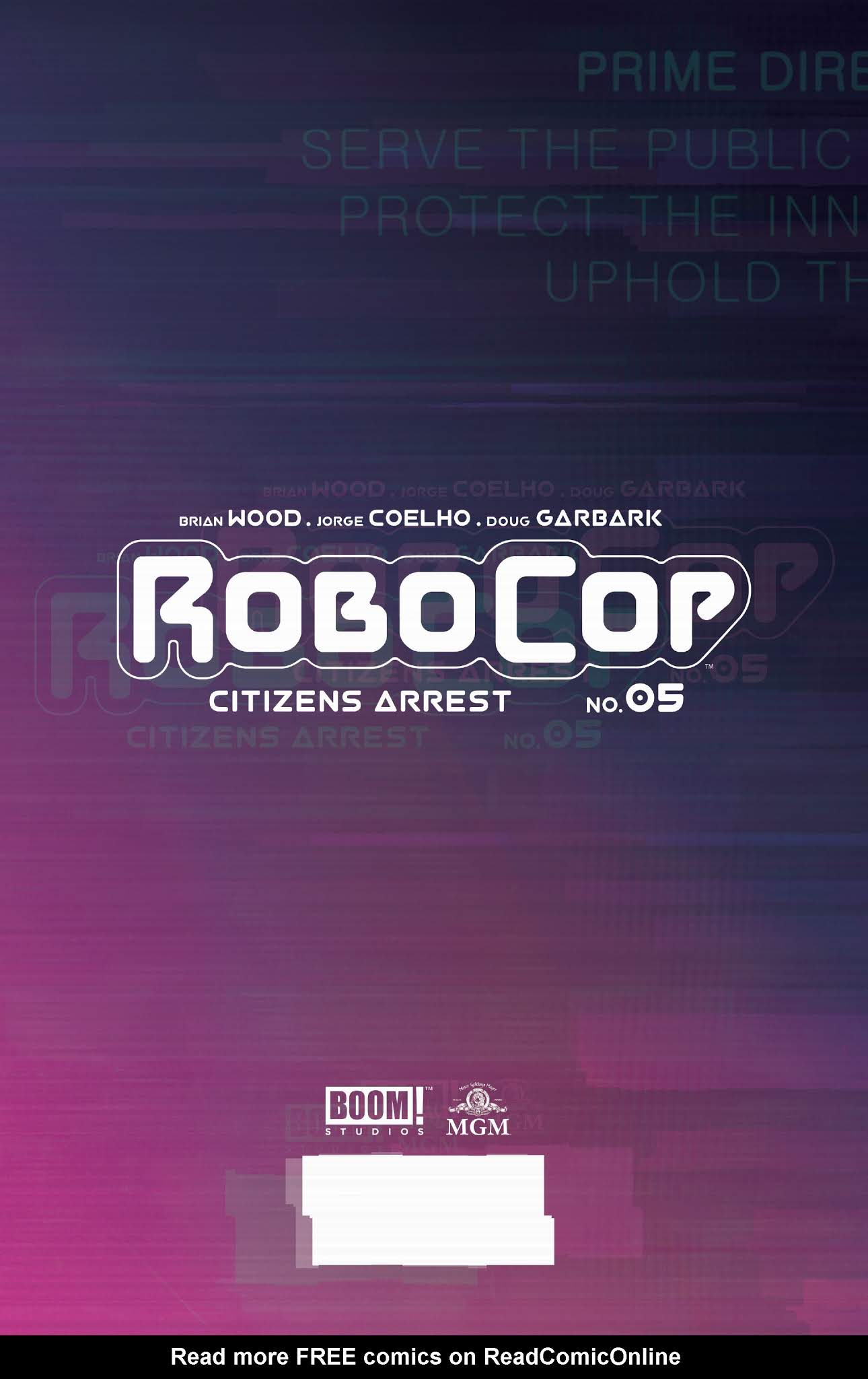 Read online RoboCop: Citizens Arrest comic -  Issue #5 - 30
