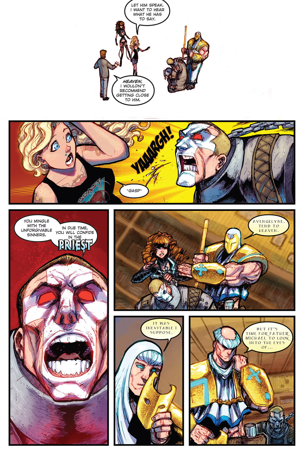 Read online Avengelyne (2011) comic -  Issue #8 - 21