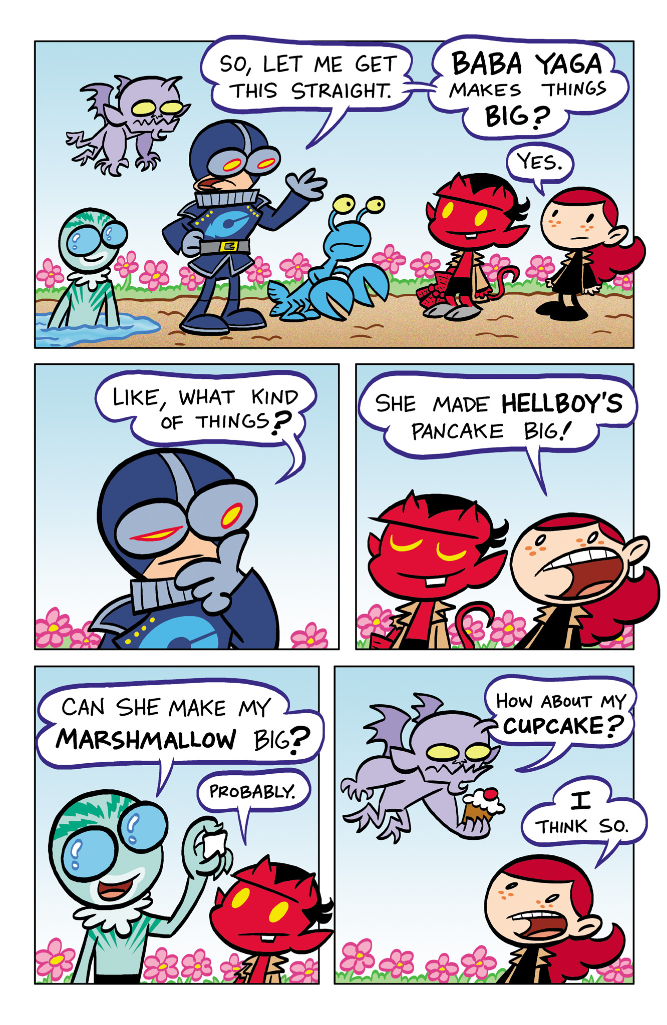 Read online Itty Bitty Hellboy comic -  Issue #3 - 8