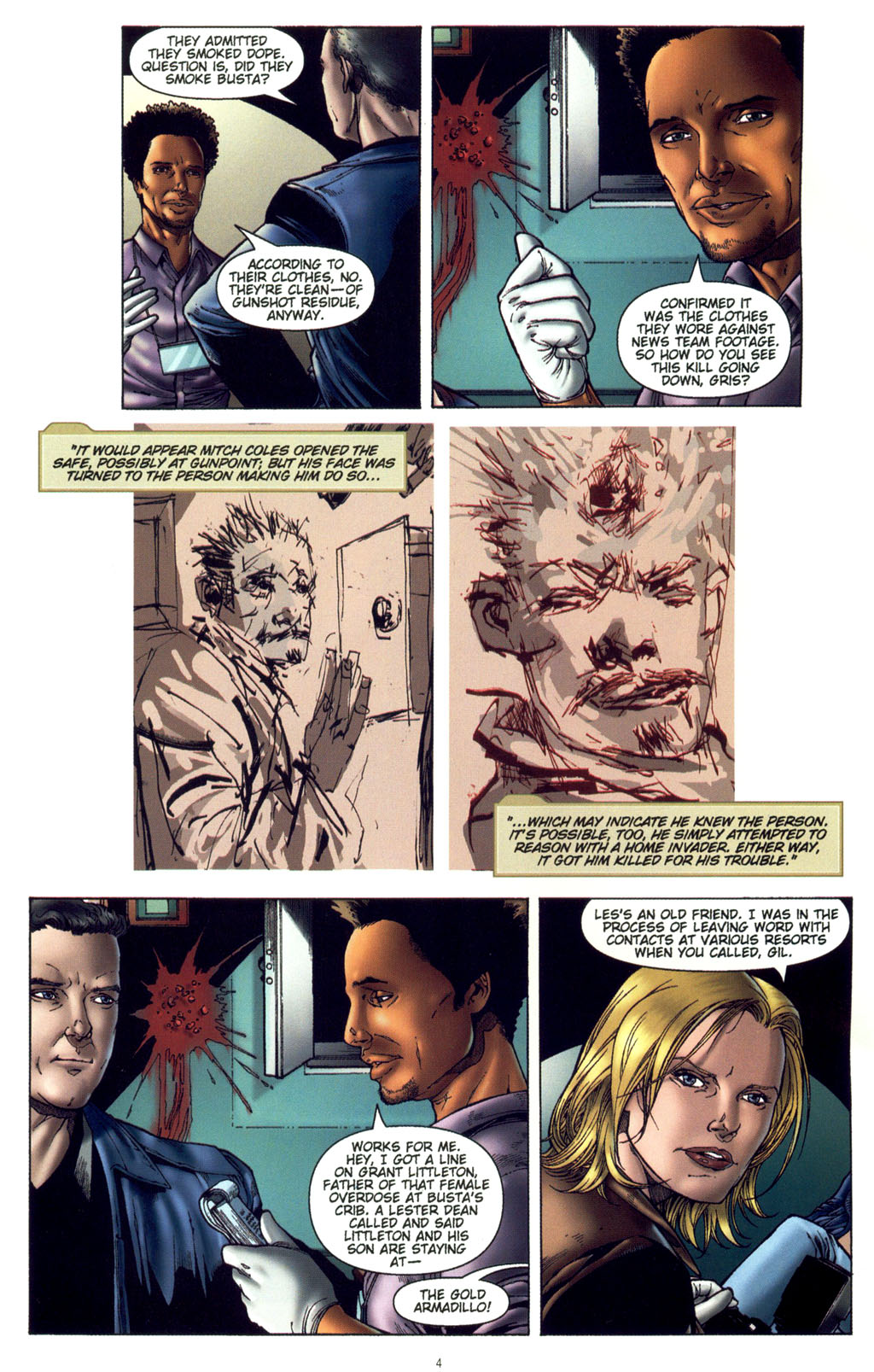 Read online CSI: Crime Scene Investigation: Bad Rap comic -  Issue #4 - 5