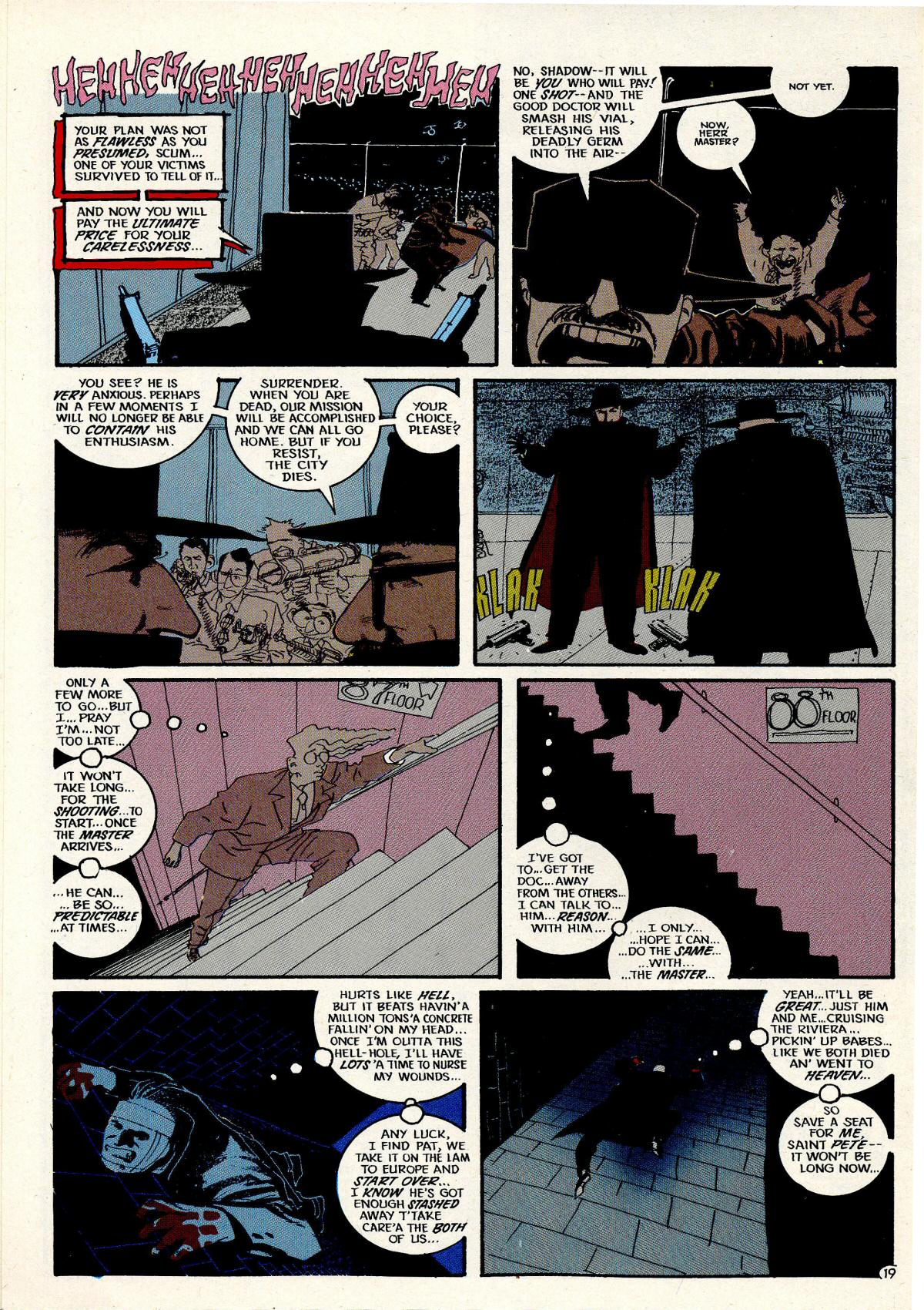 Read online The Shadow (1987) comic -  Issue #13 - 24