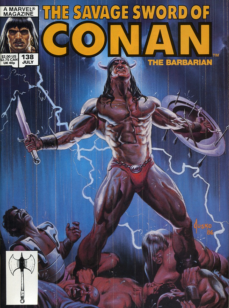 Read online The Savage Sword Of Conan comic -  Issue #138 - 1