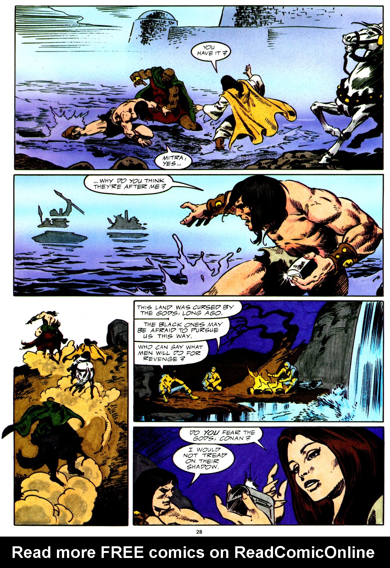 Read online Marvel Graphic Novel comic -  Issue #59 - Conan - The Horn of Azoth - 28