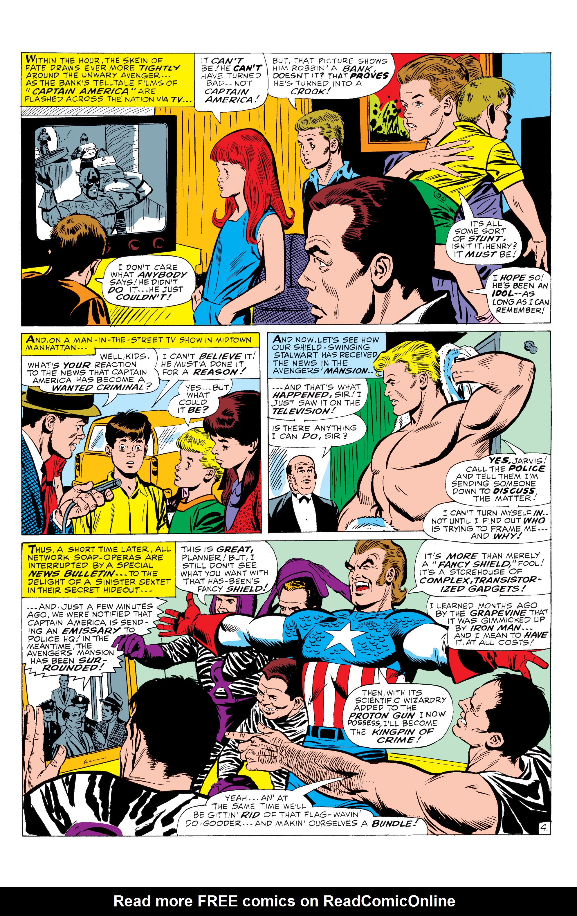 Read online Marvel Masterworks: Captain America comic -  Issue # TPB 2 (Part 1) - 65