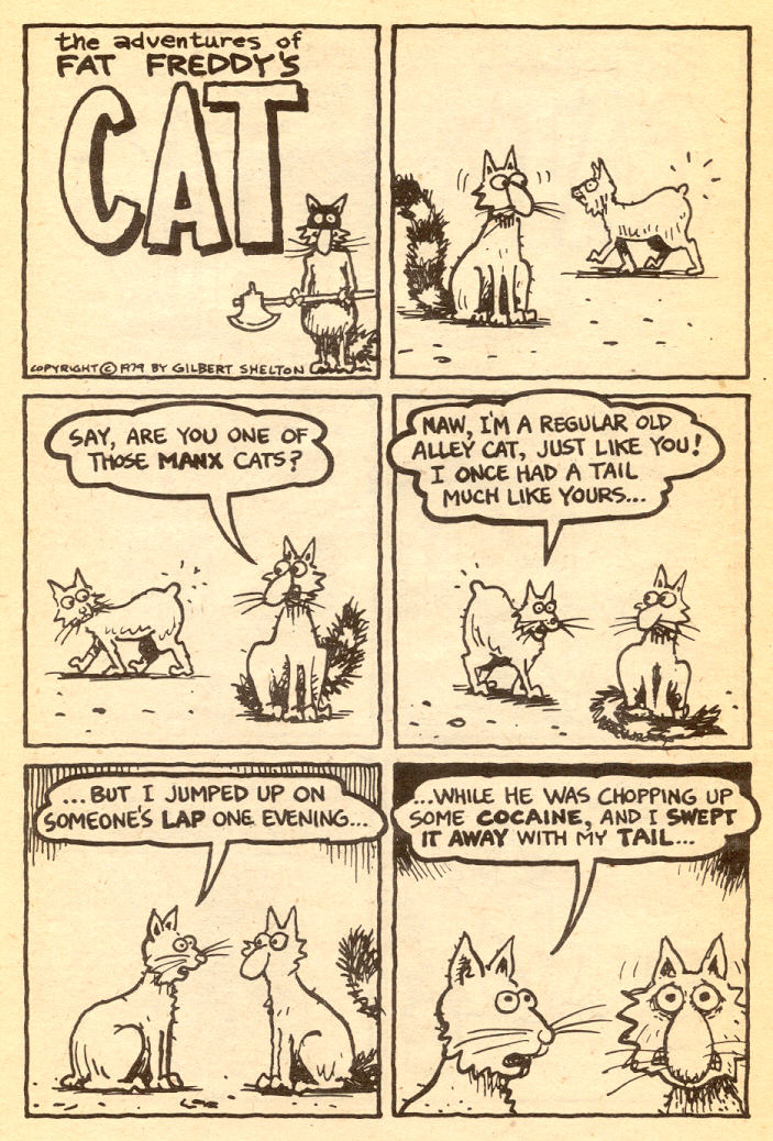 Read online Adventures of Fat Freddy's Cat comic -  Issue #5 - 33