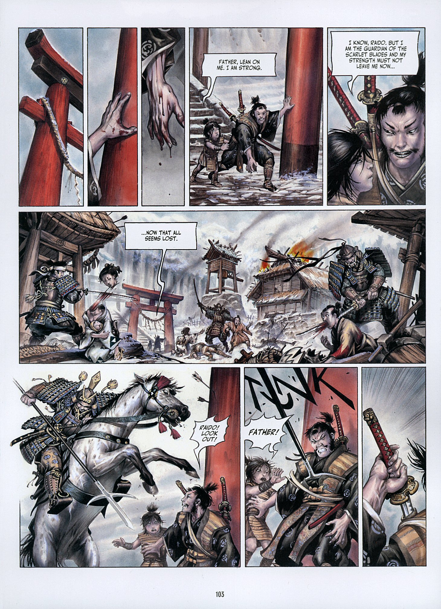 Read online Legend of the Scarlet Blades comic -  Issue # TPB - 104