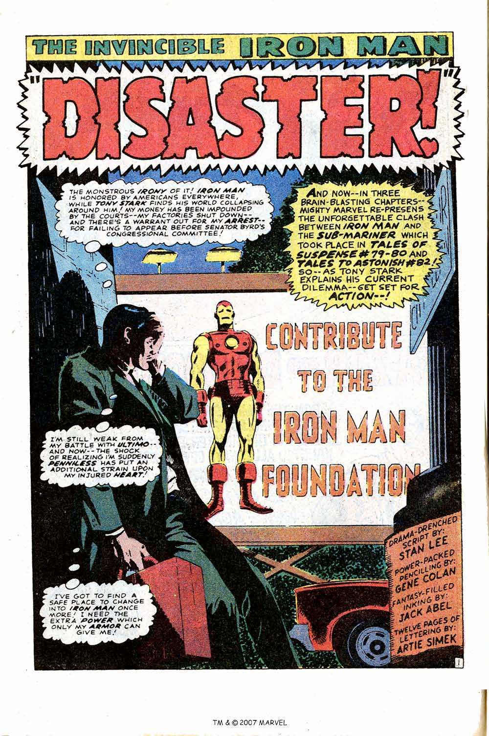 Read online Iron Man (1968) comic -  Issue # Annual 1 - 20