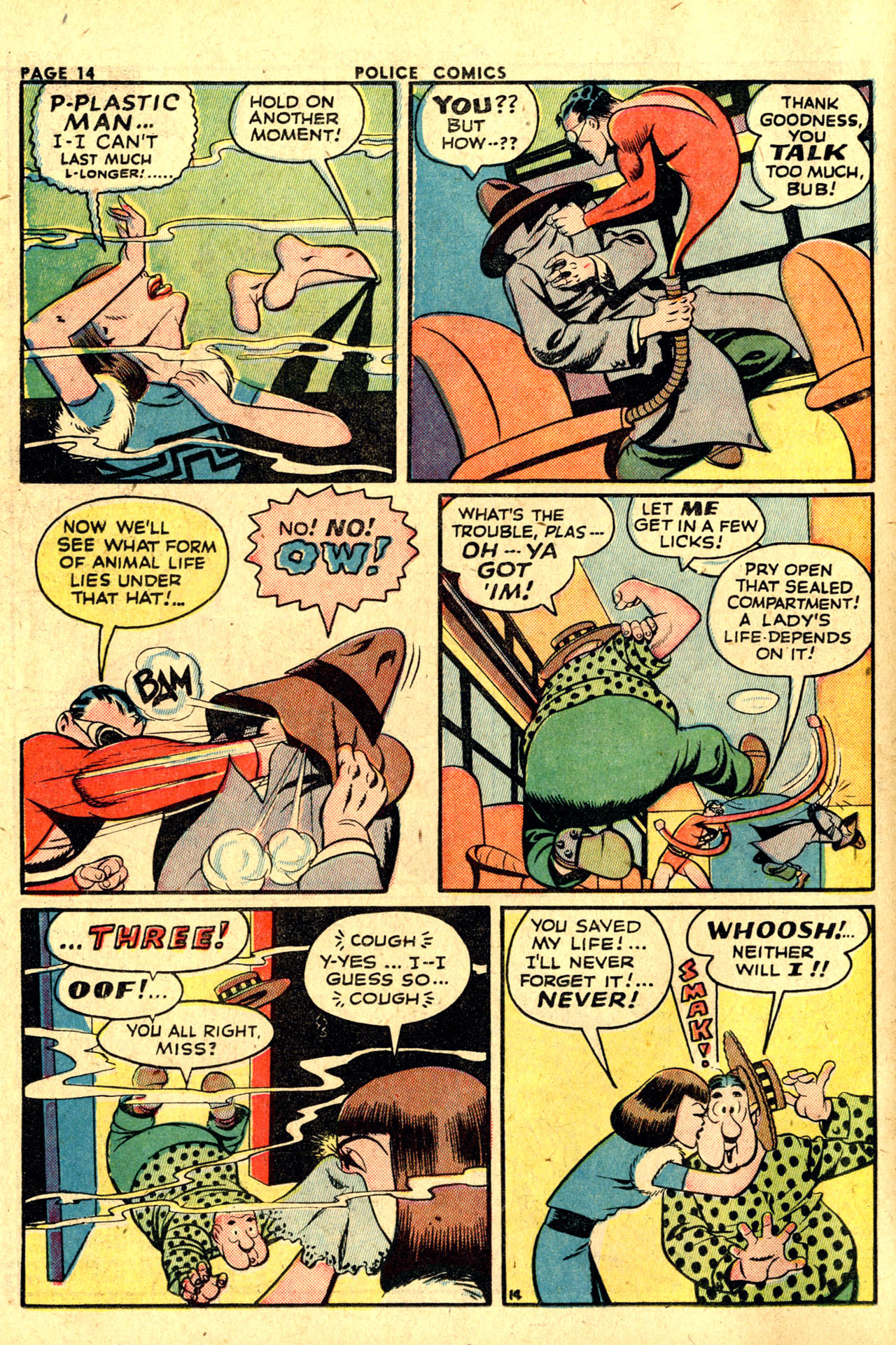 Read online Police Comics comic -  Issue #23 - 16