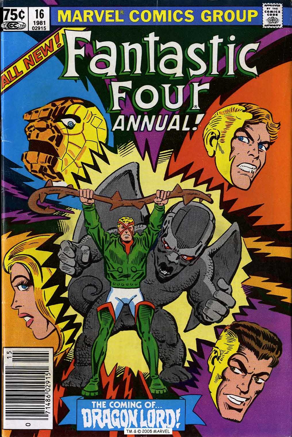 Read online Fantastic Four (1961) comic -  Issue # _Annual 16 - 1