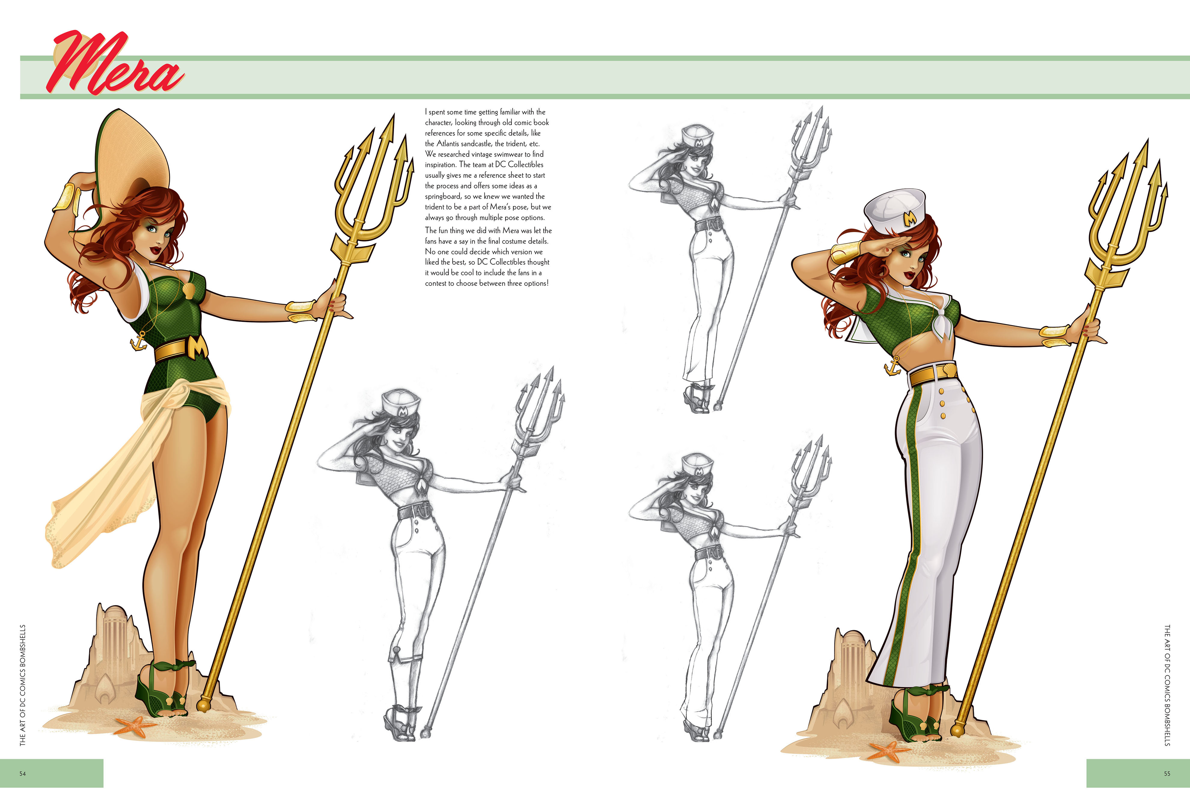 Read online The Art of DC Comics Bombshells comic -  Issue # TPB (Part 1) - 33