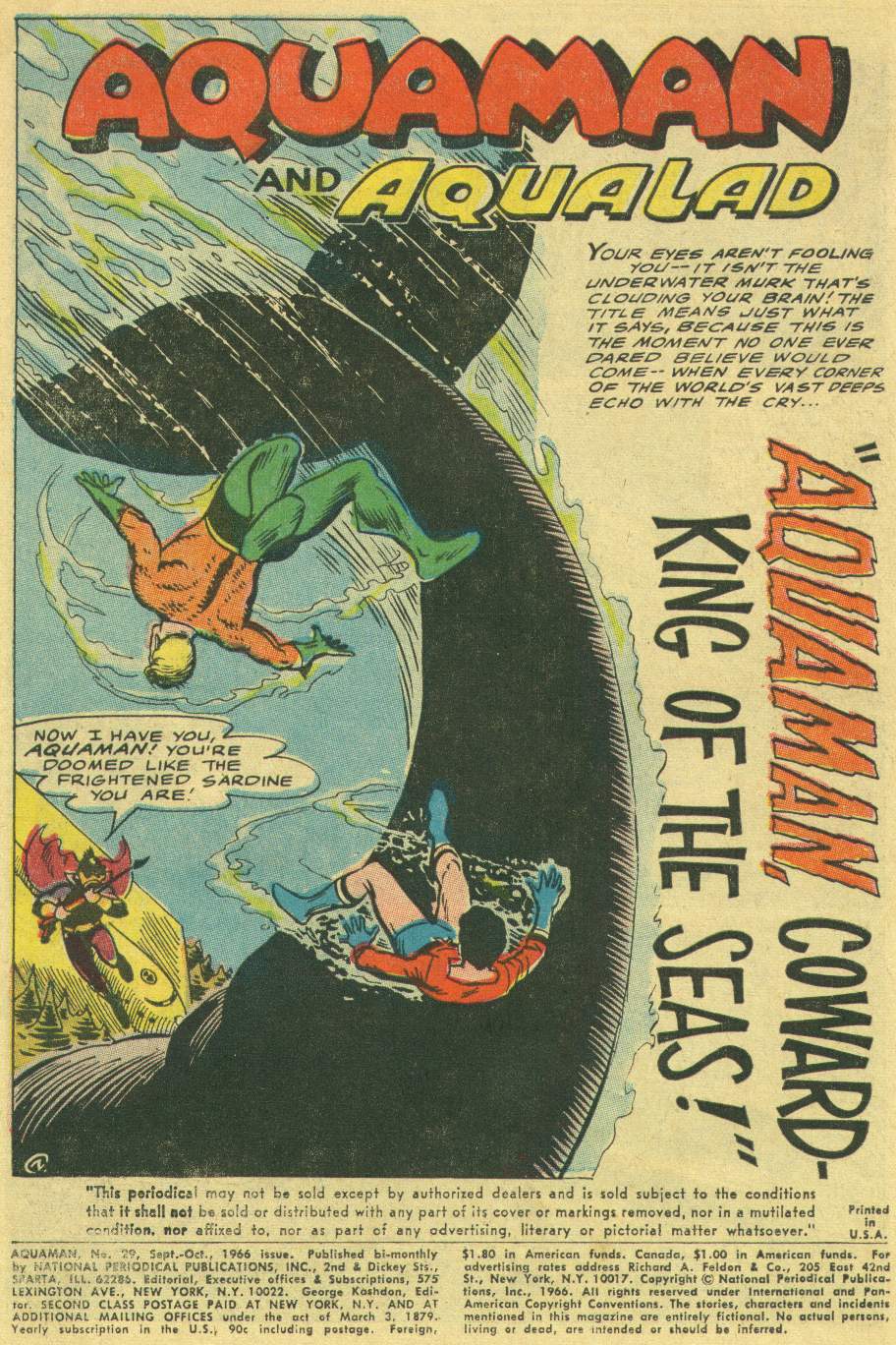 Read online Aquaman (1962) comic -  Issue #29 - 3