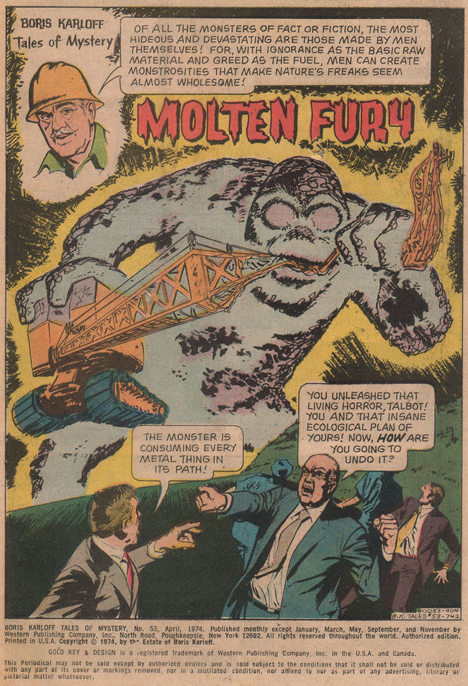 Read online Boris Karloff Tales of Mystery comic -  Issue #53 - 3