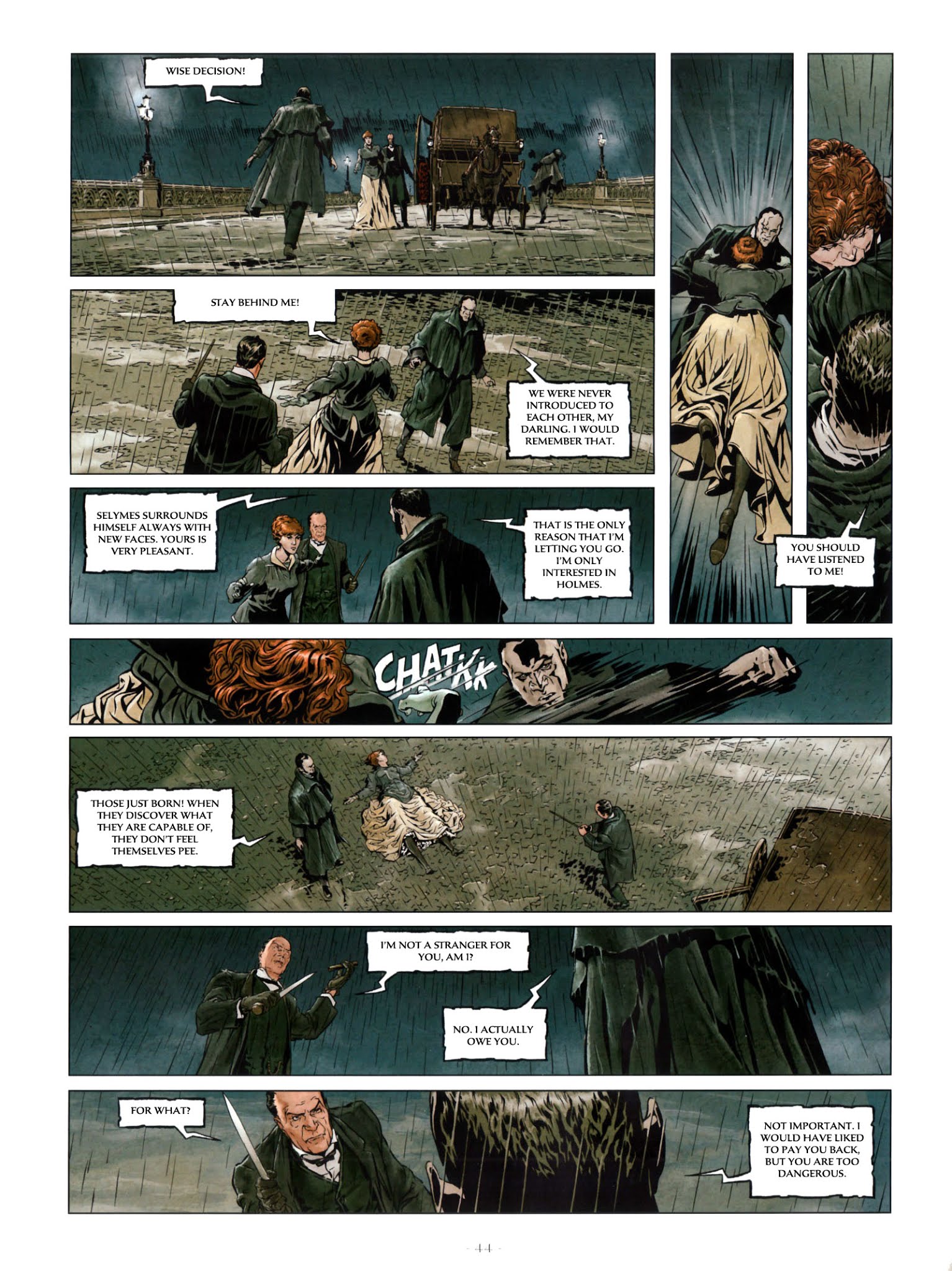 Read online Sherlock Holmes and the Vampires of London comic -  Issue # TPB - 45