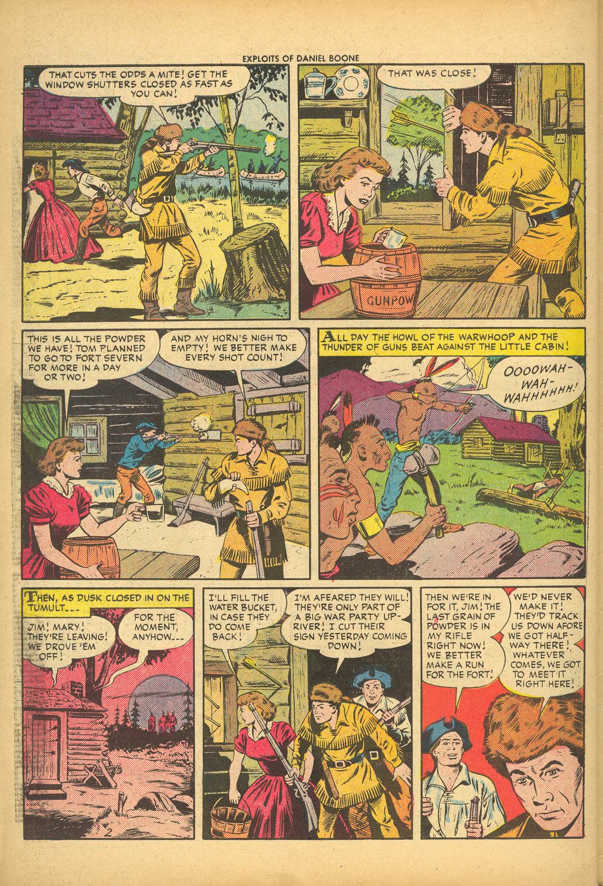 Read online Exploits of Daniel Boone comic -  Issue #3 - 30