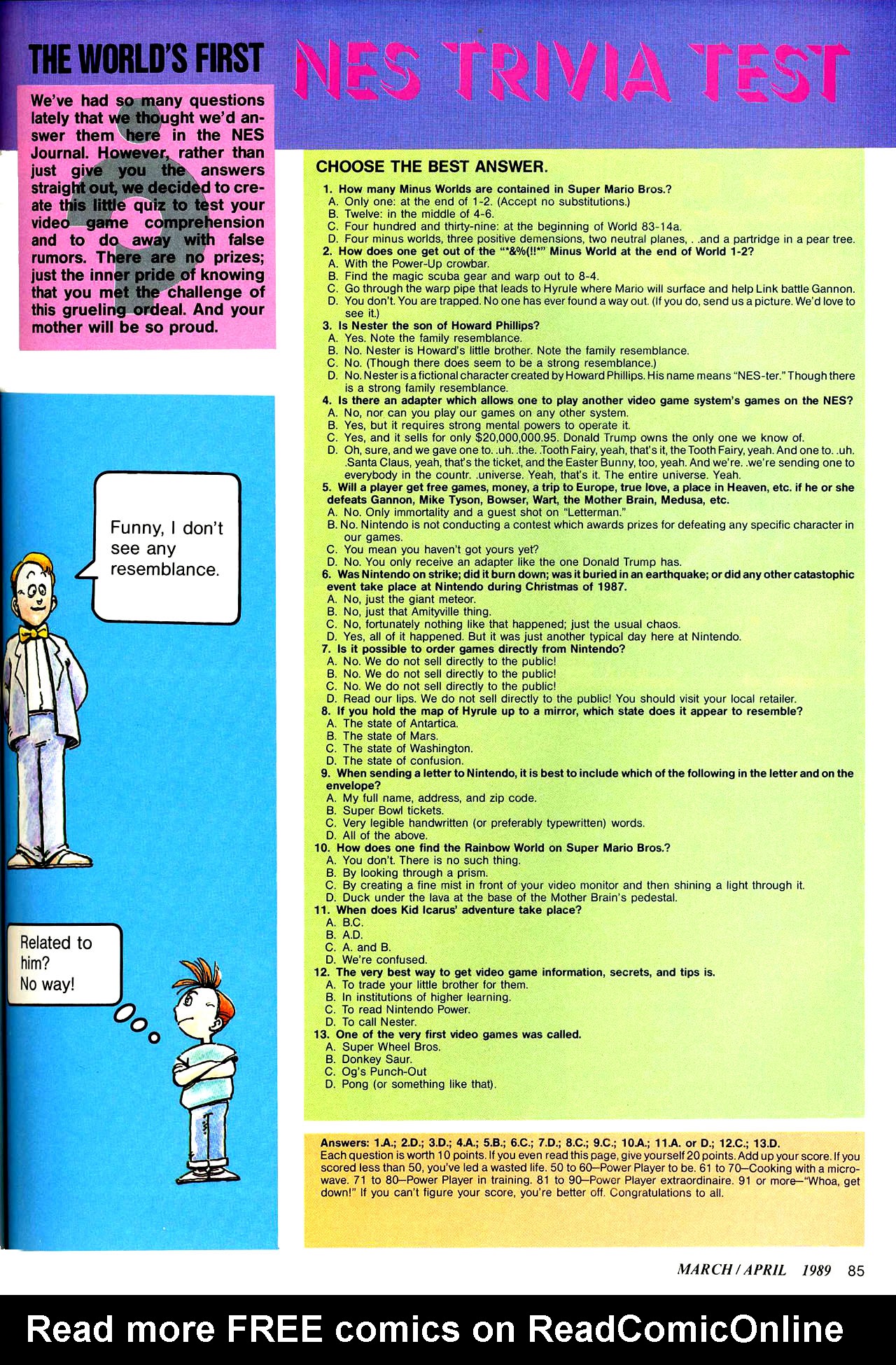 Read online Nintendo Power comic -  Issue #5 - 82