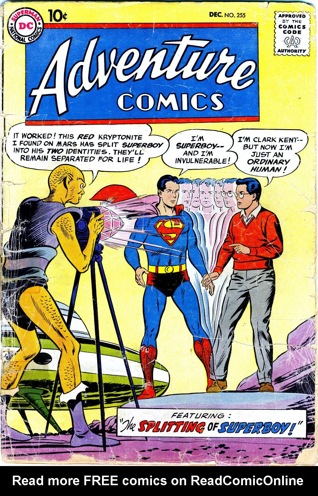 Read online Adventure Comics (1938) comic -  Issue #255 - 1