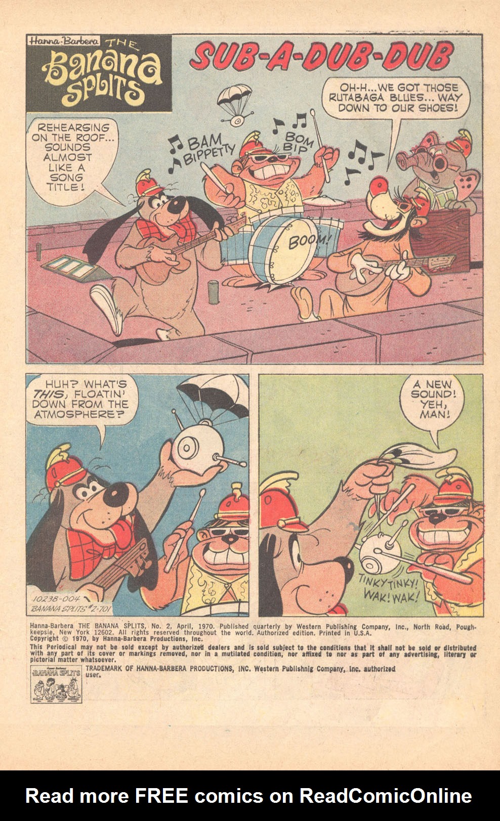 Read online Banana Splits comic -  Issue #2 - 3