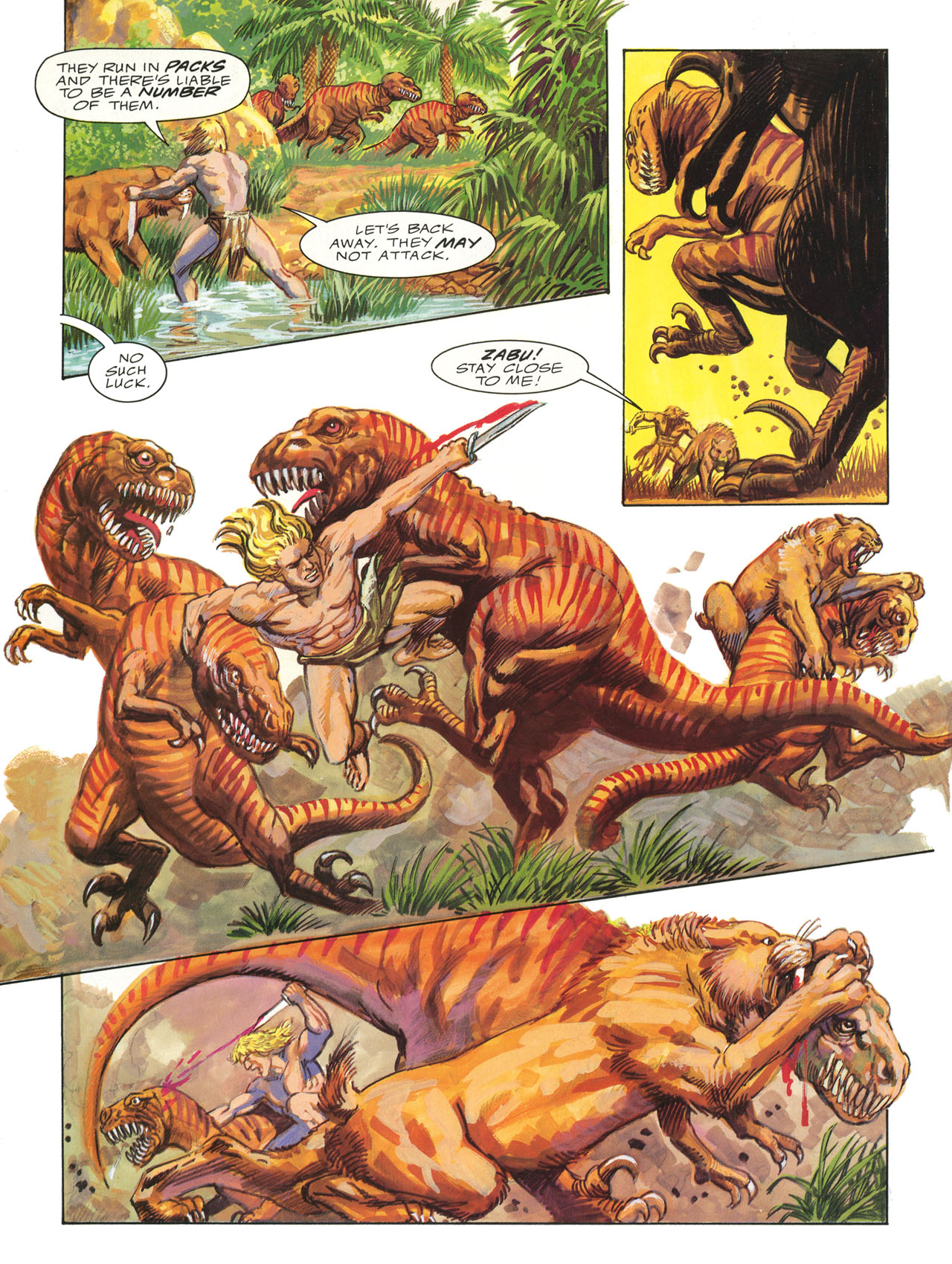 Read online Marvel Graphic Novel comic -  Issue #62 - Ka-Zar - Guns of the Savage Land - 32