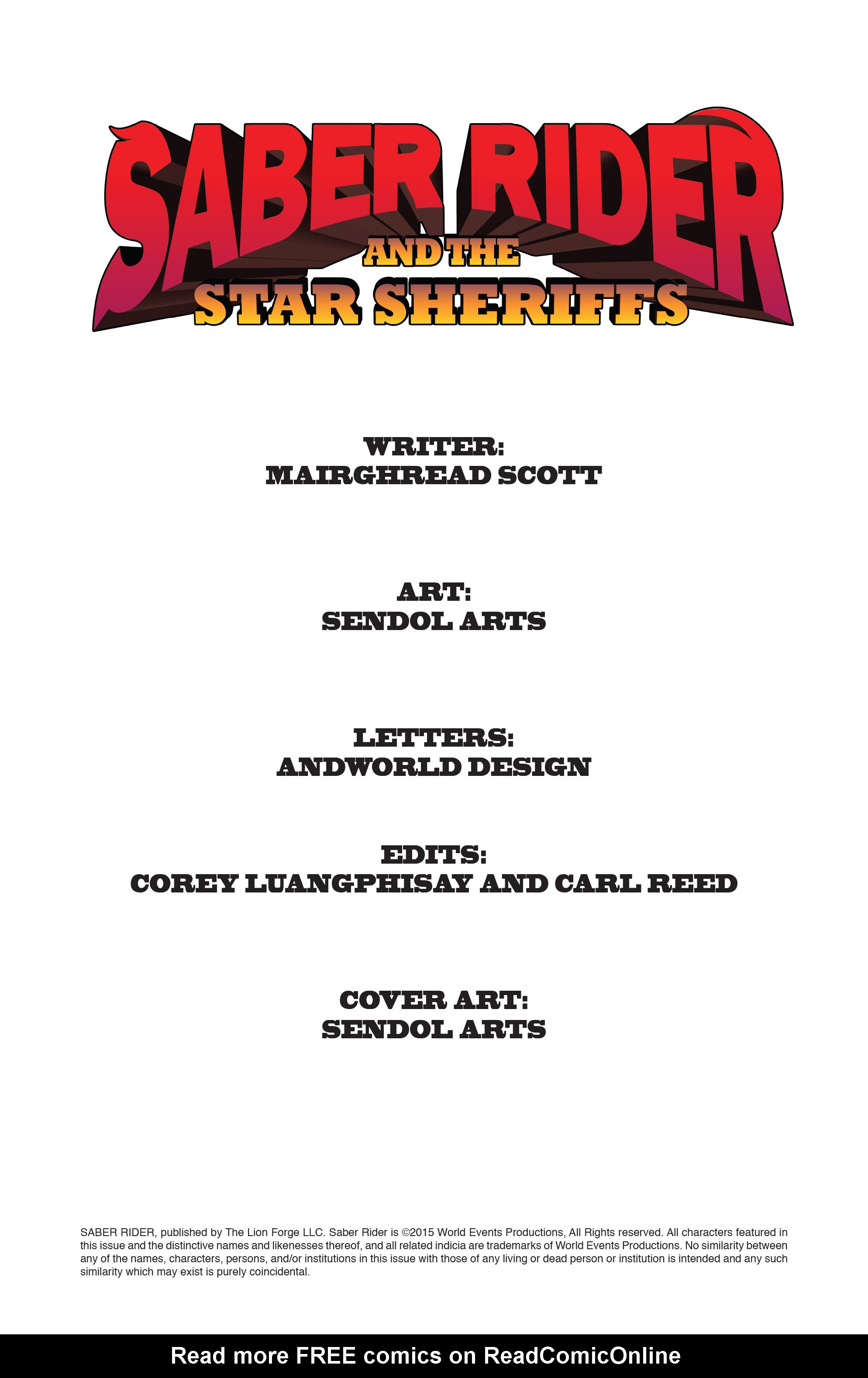 Read online Saber Rider and the Star Sheriffs comic -  Issue #1 - 2