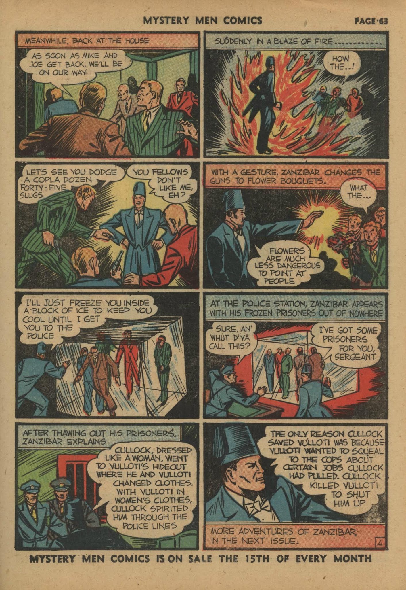 Read online Mystery Men Comics comic -  Issue #19 - 65
