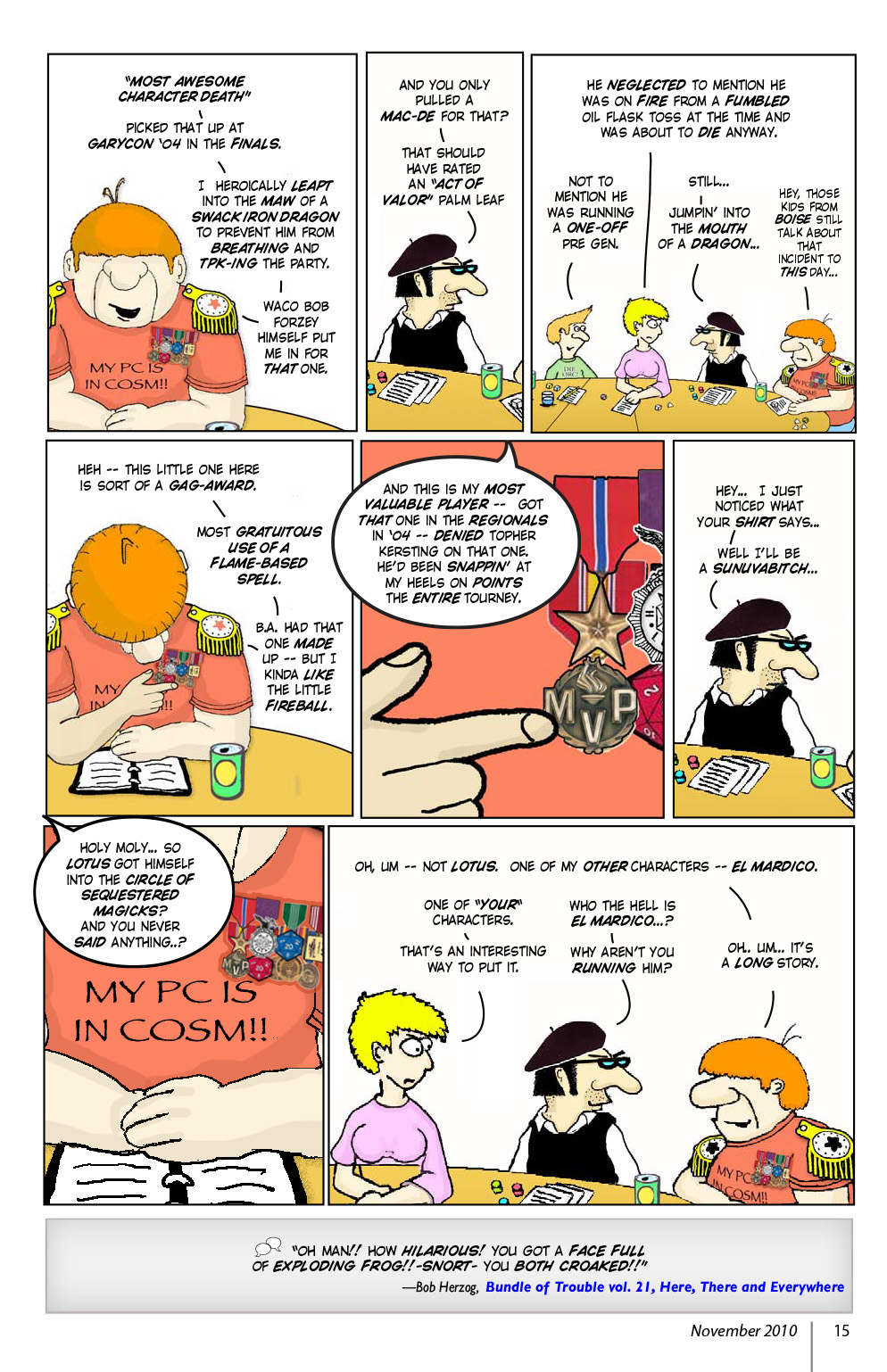 Read online Knights of the Dinner Table comic -  Issue #169 - 17