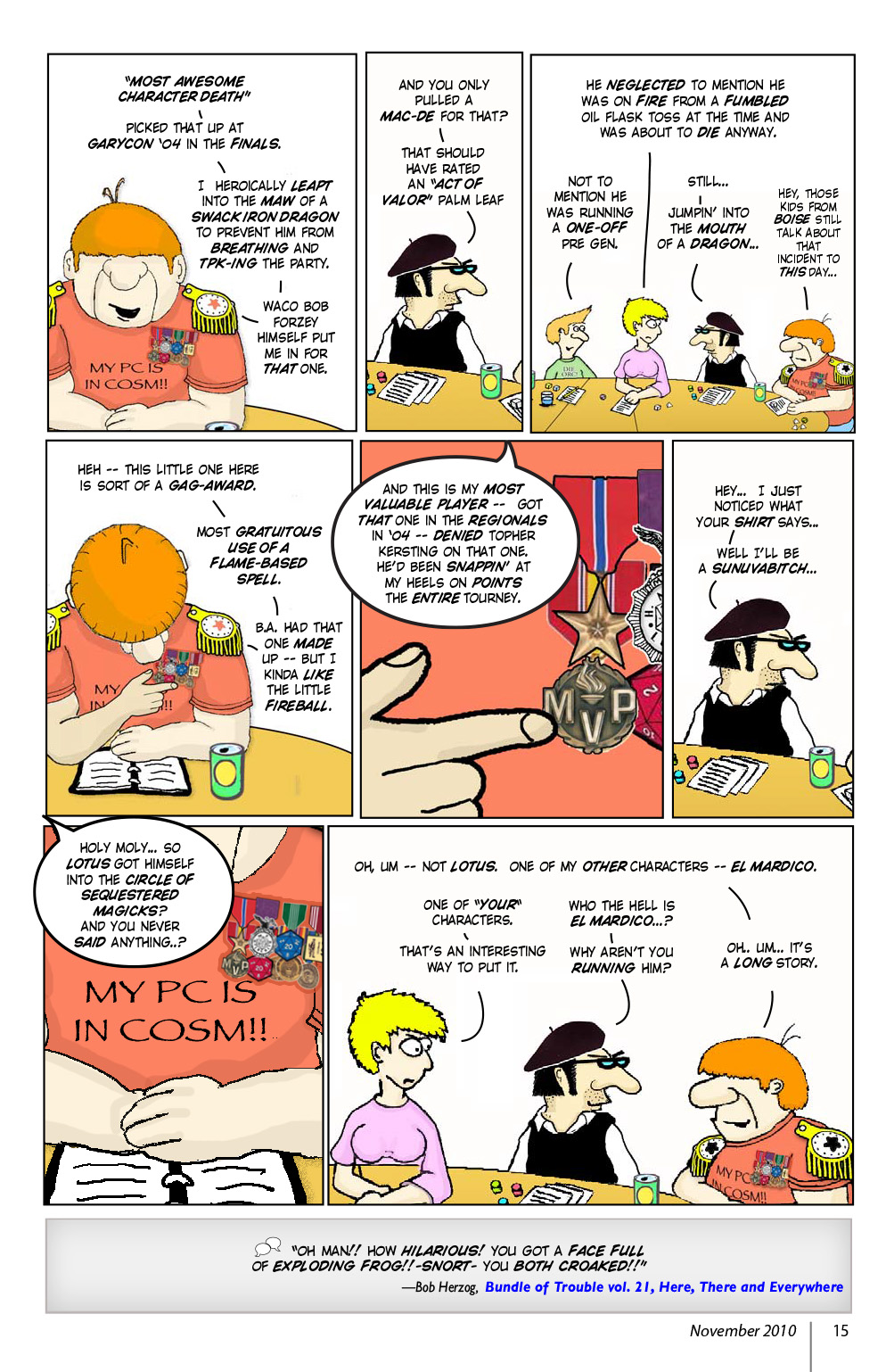 Read online Knights of the Dinner Table comic -  Issue #169 - 17