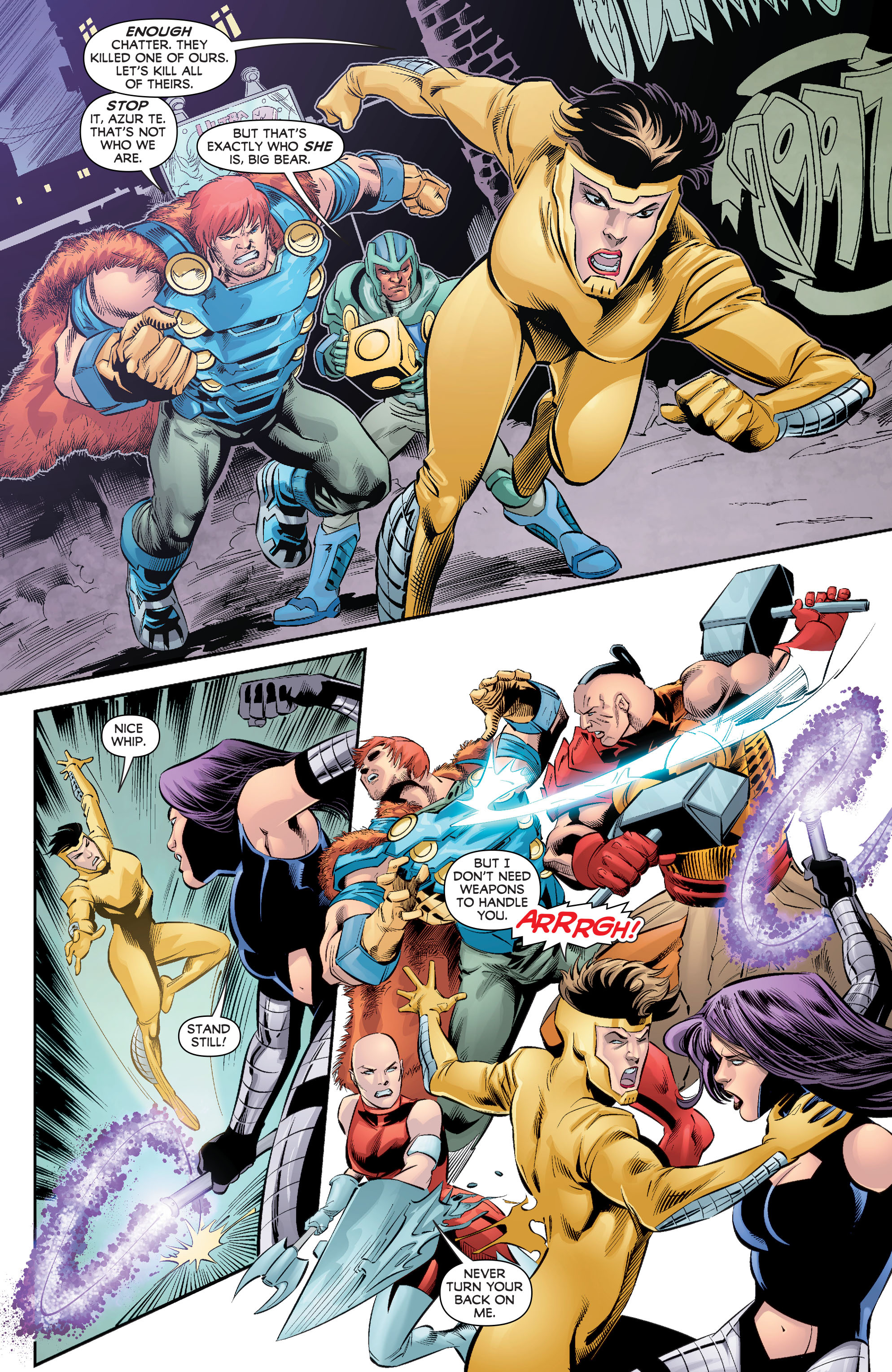 Read online Infinity Man and the Forever People comic -  Issue #8 - 11