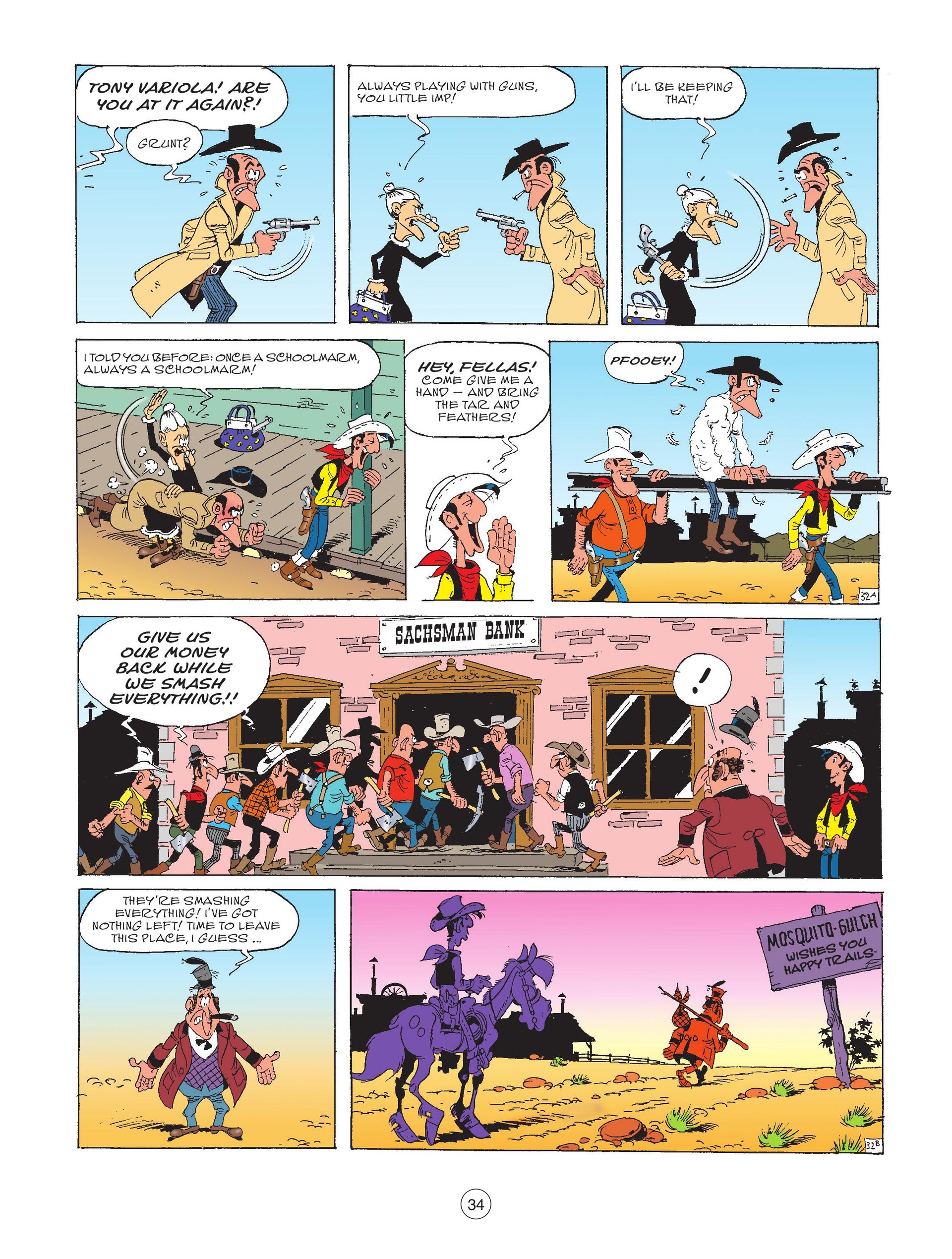Read online A Lucky Luke Adventure comic -  Issue #72 - 36