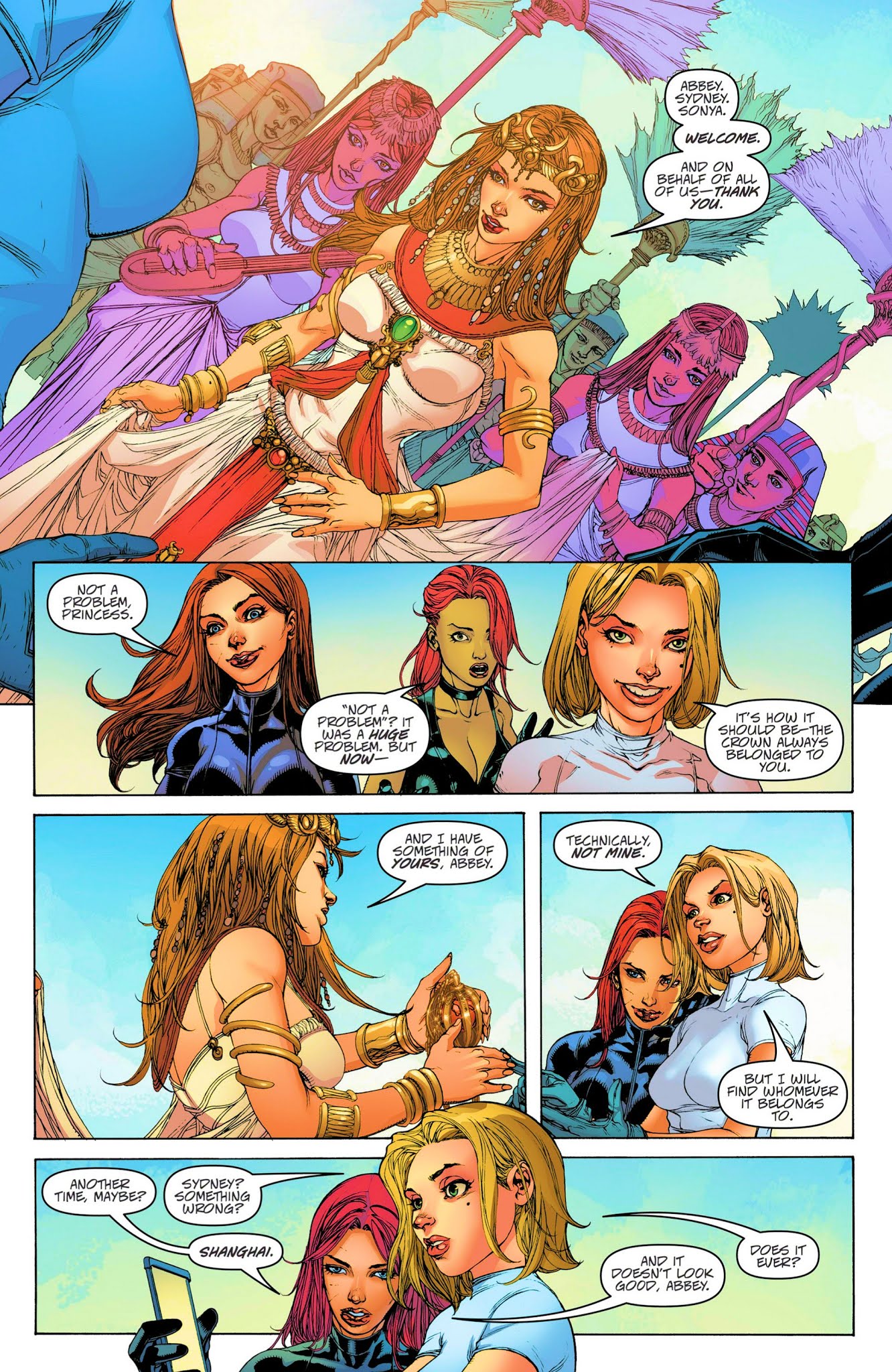 Read online Danger Girl: Trinity comic -  Issue #4 - 23