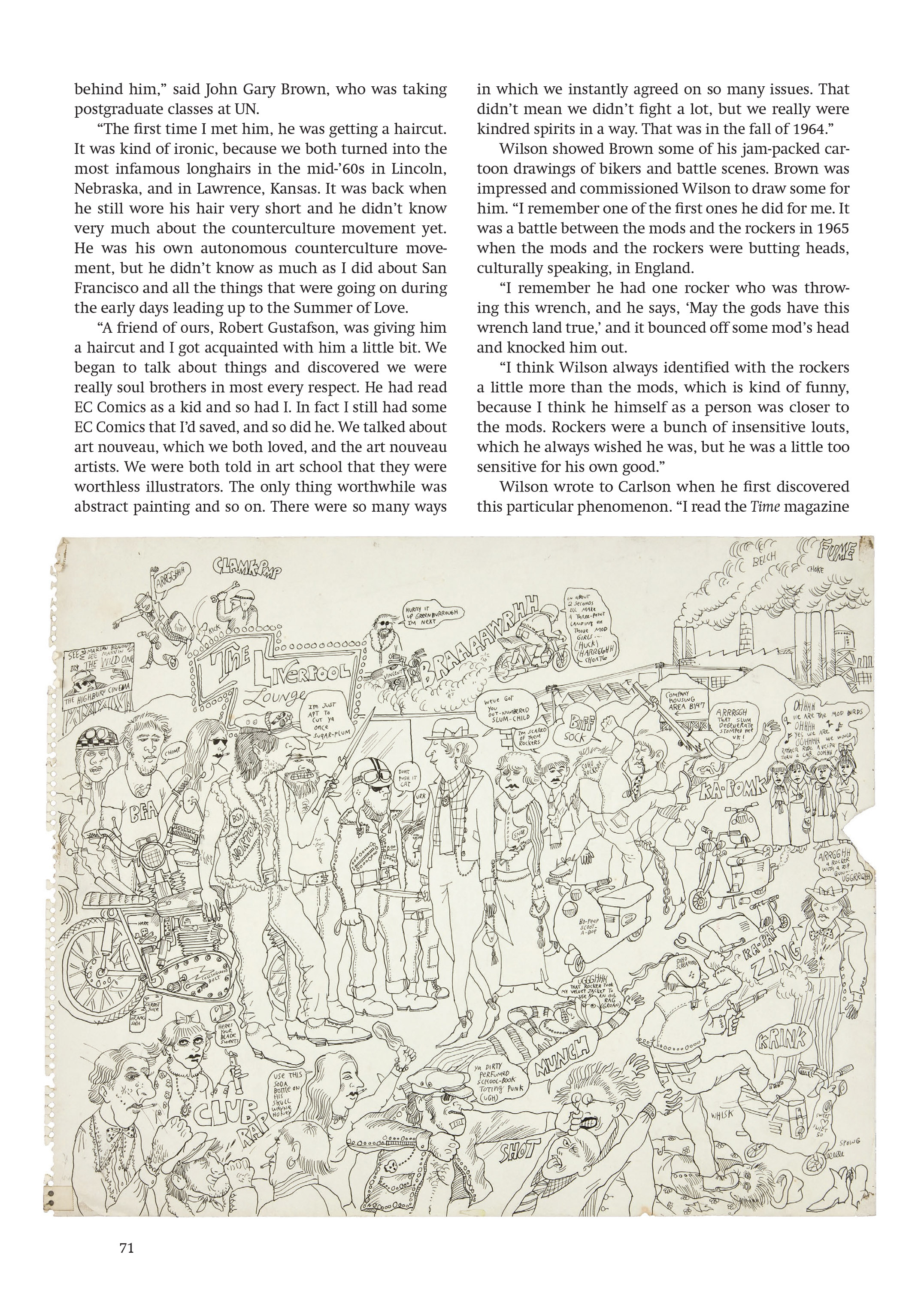 Read online The Mythology of S. Clay Wilson comic -  Issue # Pirates in the Heartland (Part 1) - 66